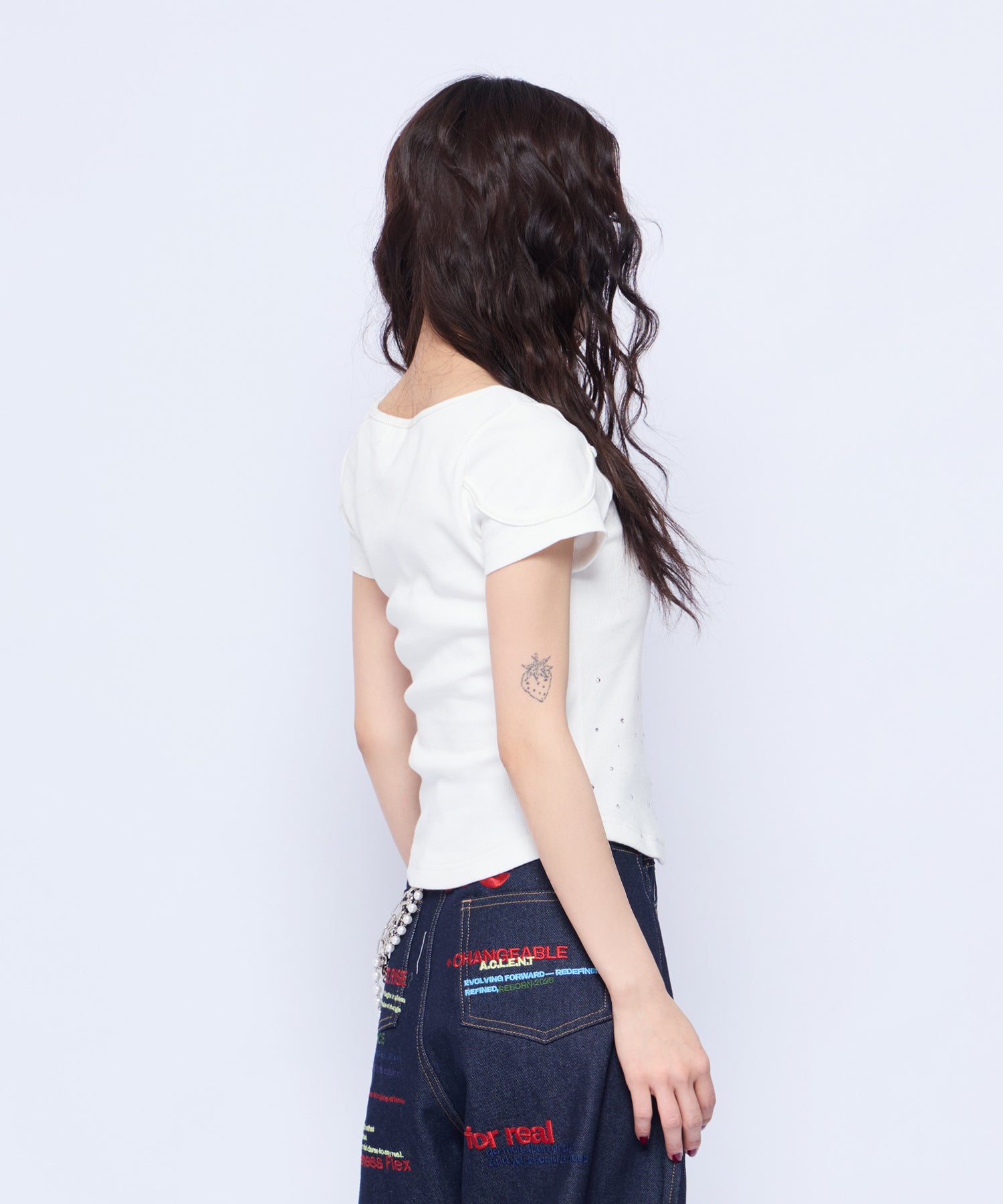 MODEL:160cm/COLOR:WHT/SIZE:F
