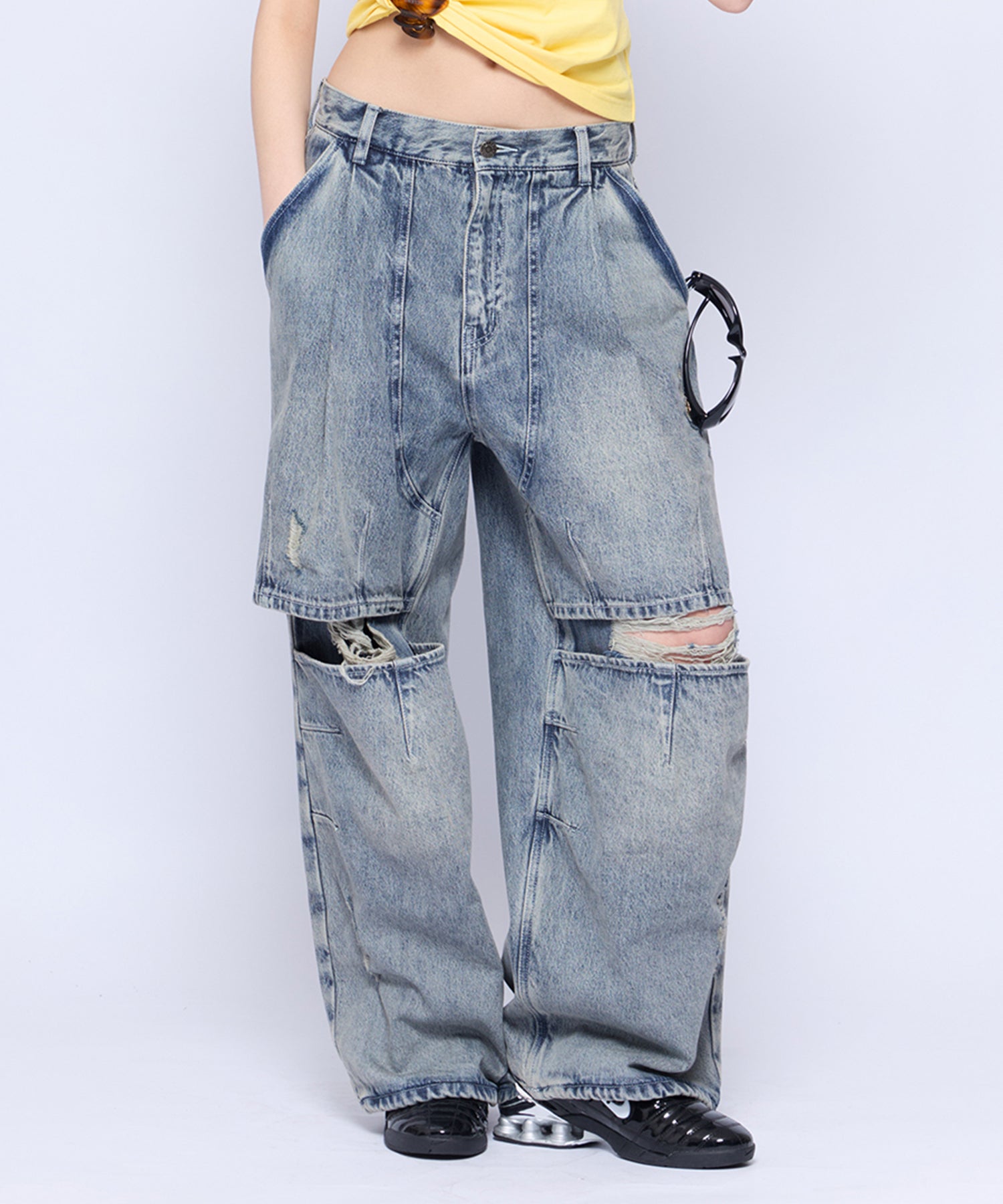 MODEL:172cm/COLOR:BLU/SIZE:F