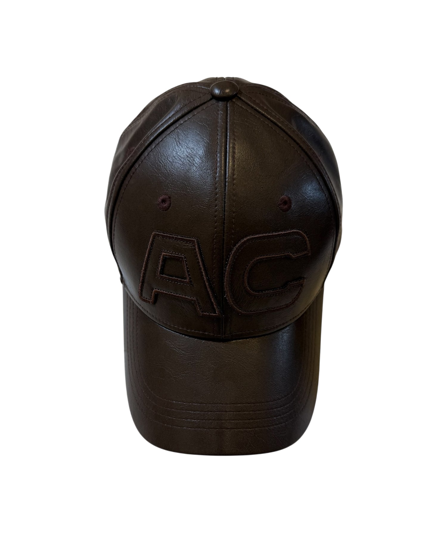 ヴィーガンレザーロゴキャップ