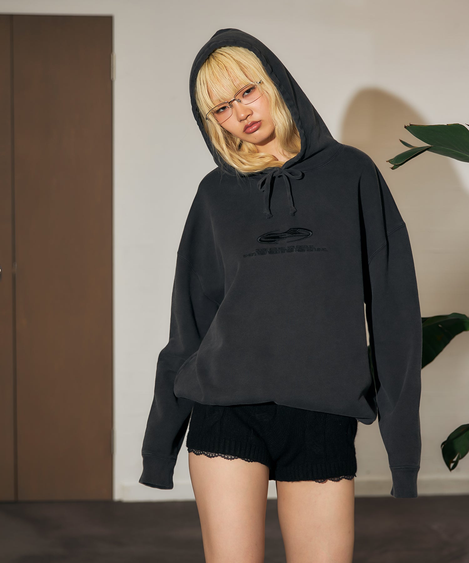 Graphic pigment hoodie Ⅱ｜ACLENT（アクレント）