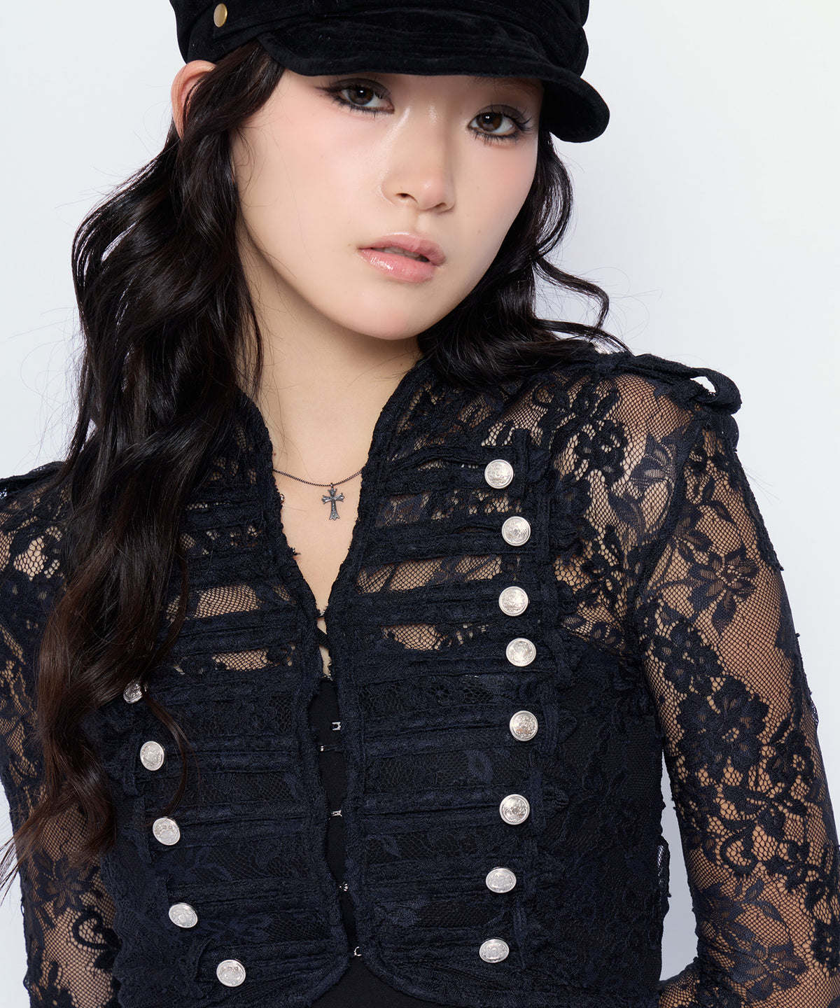 MODEL:170cm/COLOR:BLK/SIZE:F