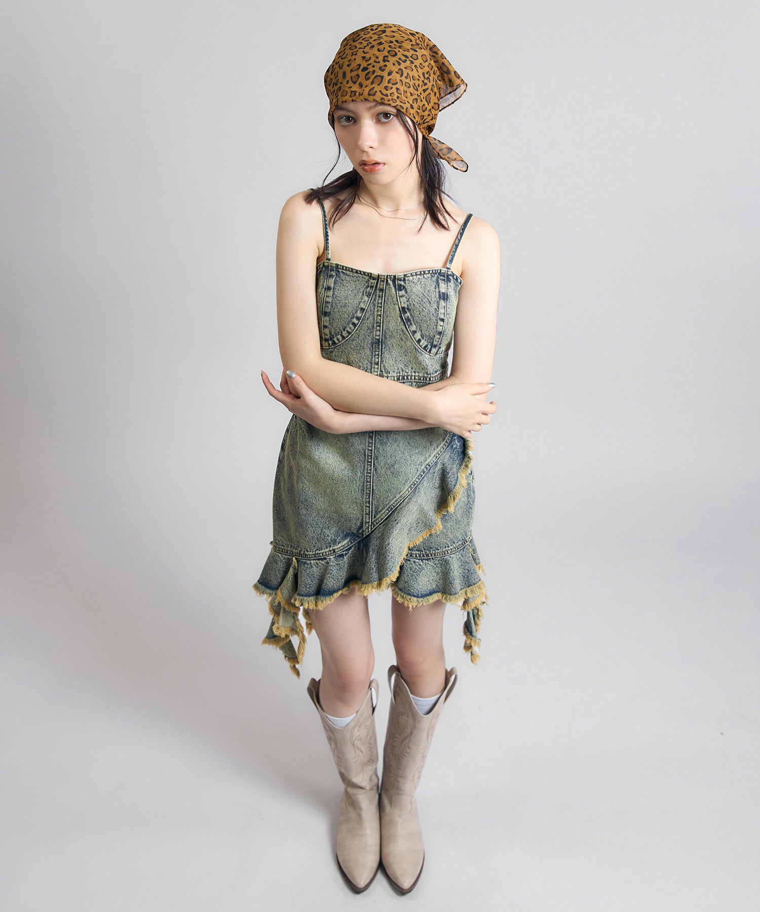 MODEL:163cm/COLOR:BLUE/SIZE:S