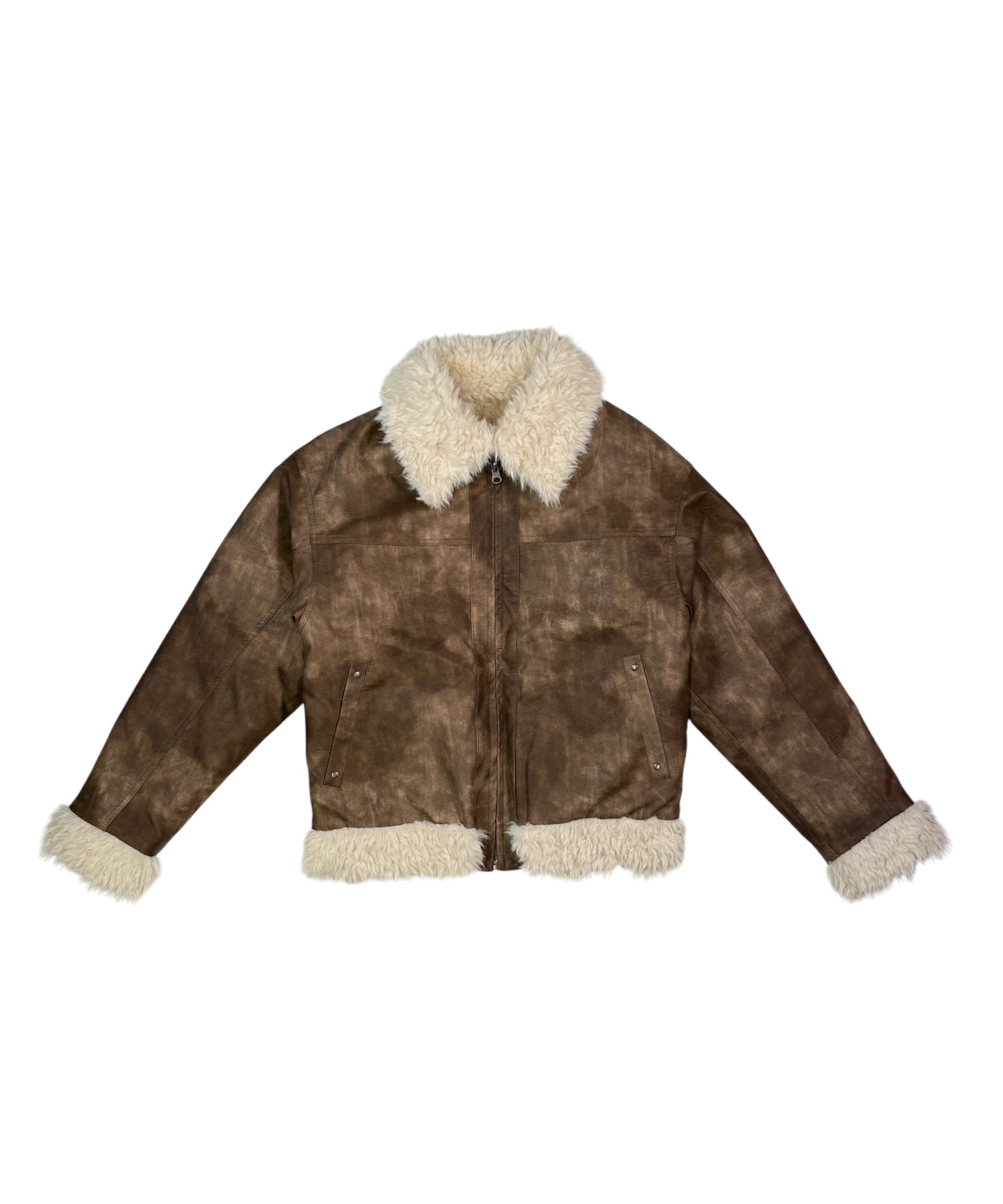 リバーシブルボアブルゾン