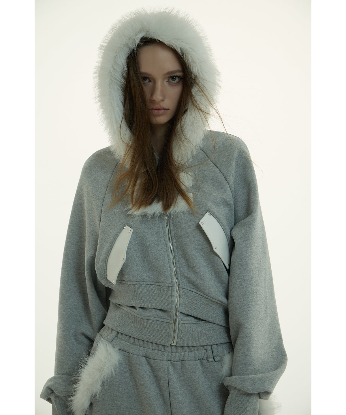 MODEL:173cm/COLOR:GRY/SIZE:F