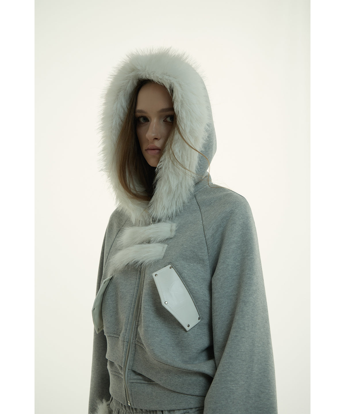 MODEL:173cm/COLOR:GRY/SIZE:F