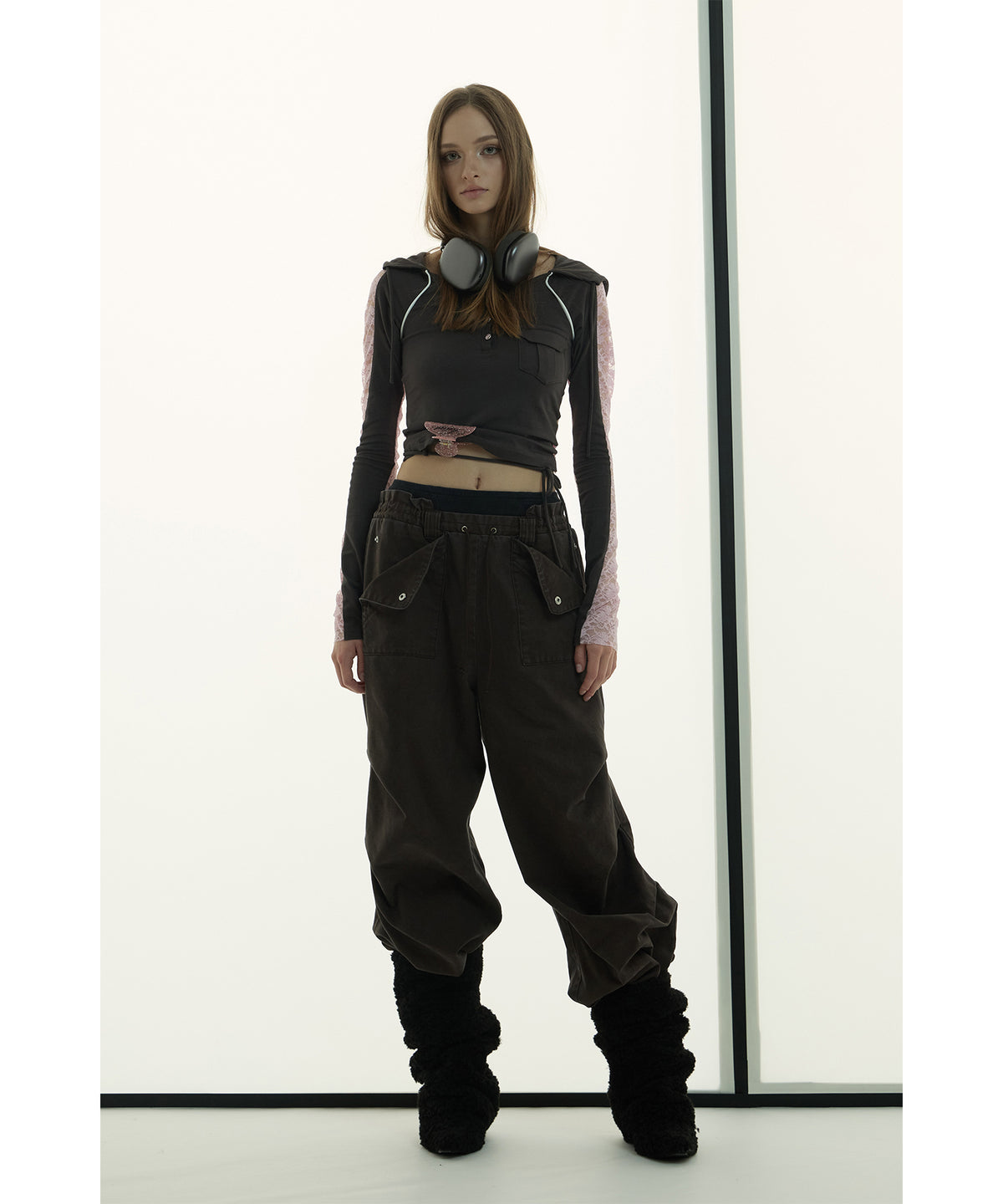 MODEL:173cm/COLOR:D/GRY/SIZE:F