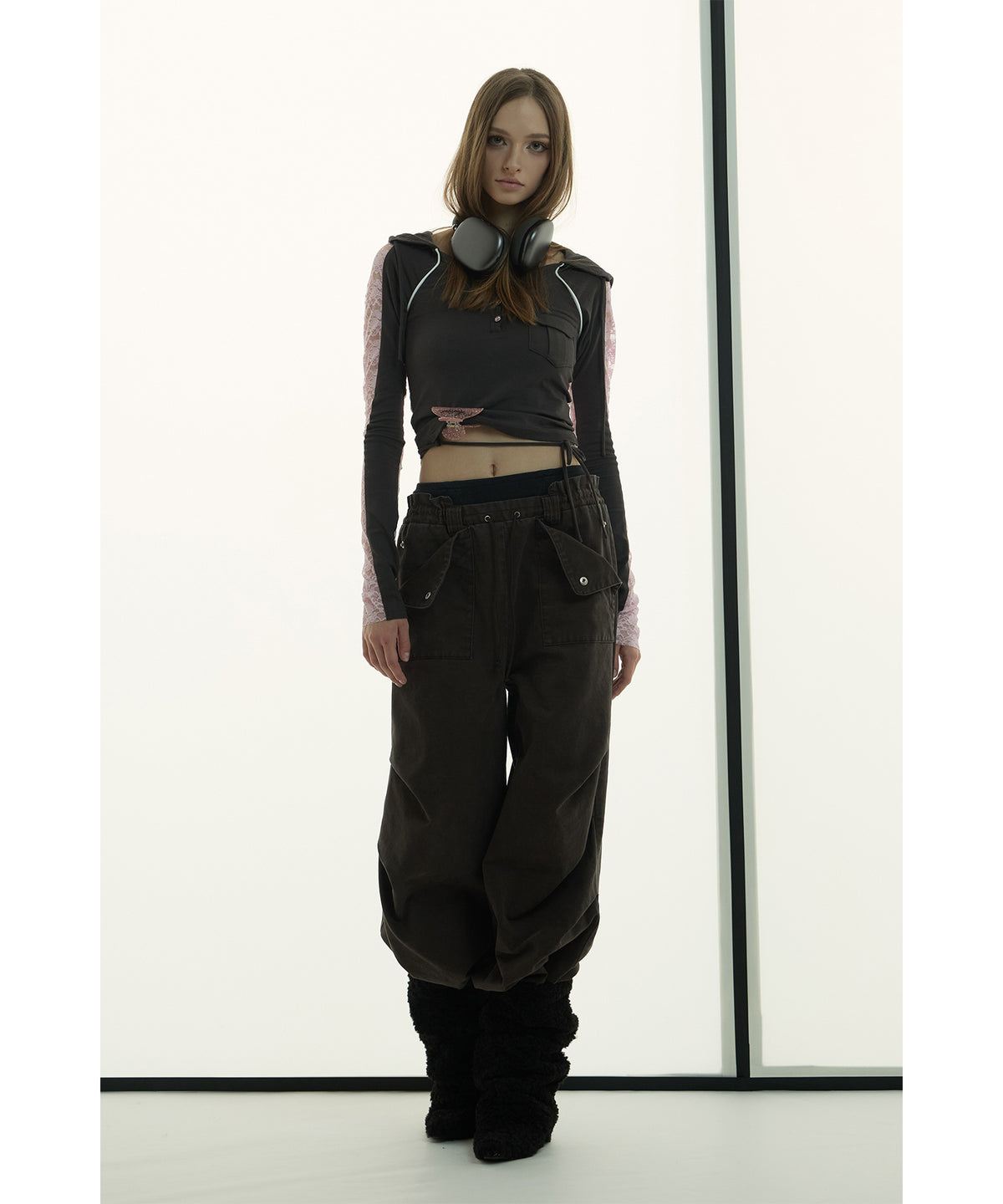 MODEL:173cm/COLOR:BLK/SIZE:F