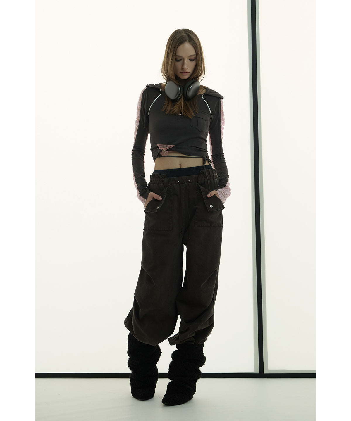 MODEL:173cm/COLOR:D/GRY/SIZE:F