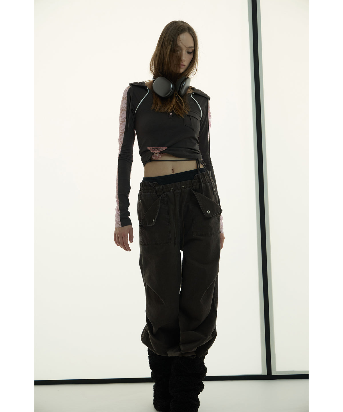 MODEL:173cm/COLOR:BLK/SIZE:F