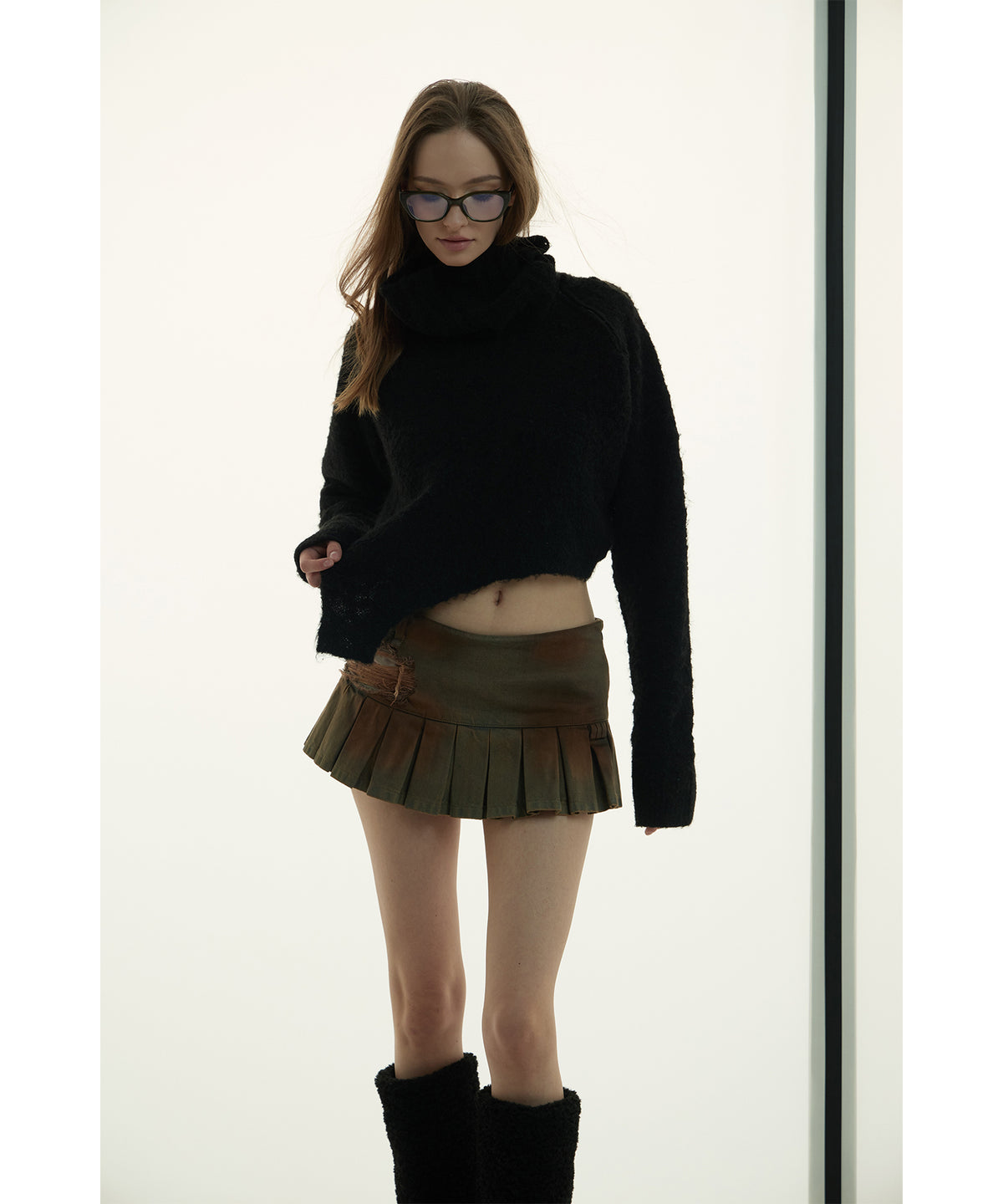 MODEL:173cm/COLOR:BLK/SIZE:F