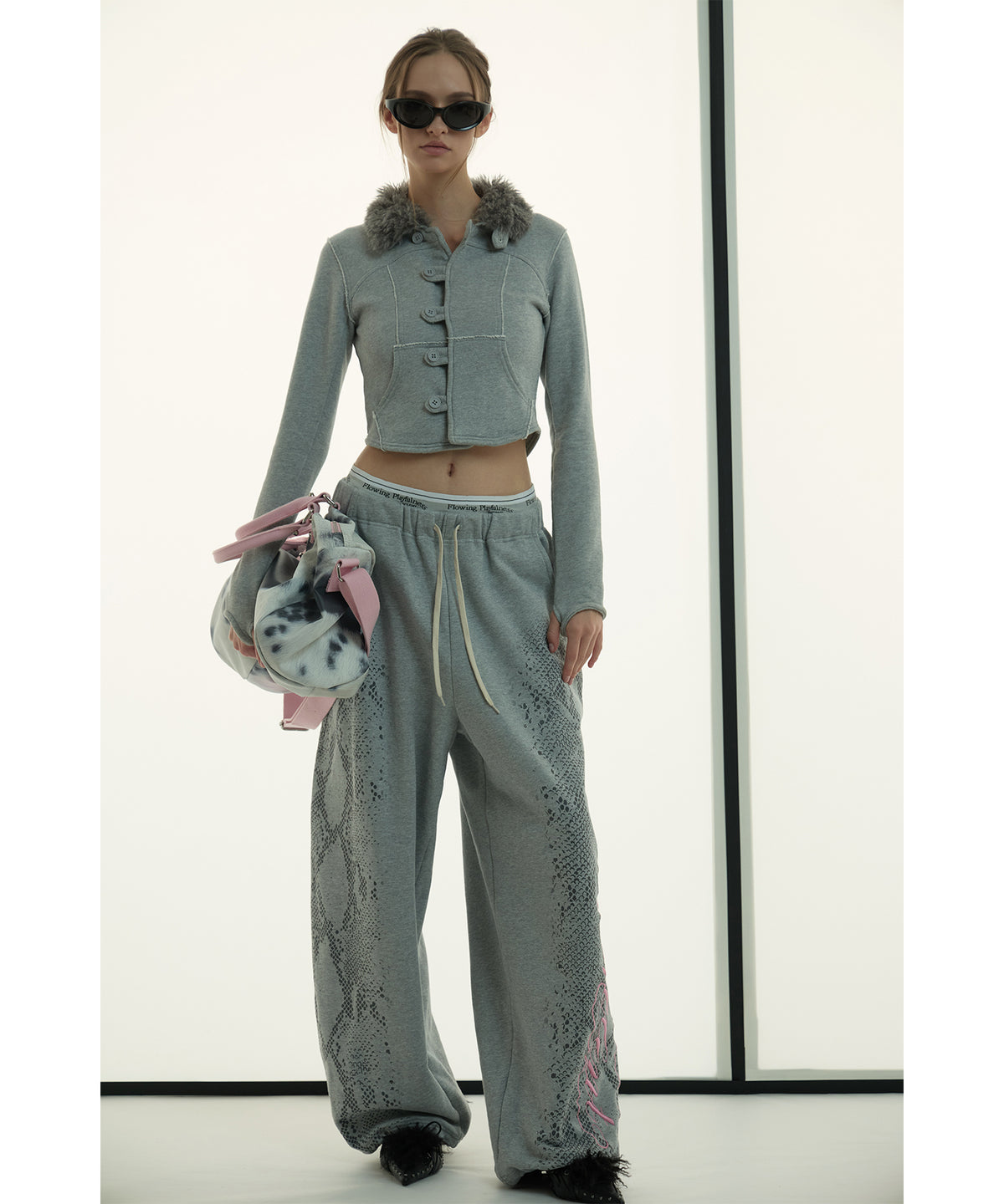 MODEL:173cm/COLOR:GRY/SIZE:F