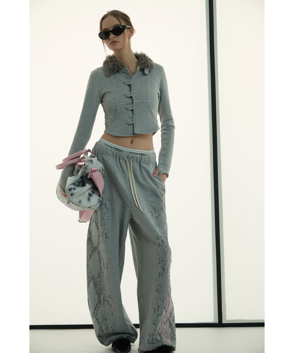 MODEL:173cm/COLOR:GRY/SIZE:F