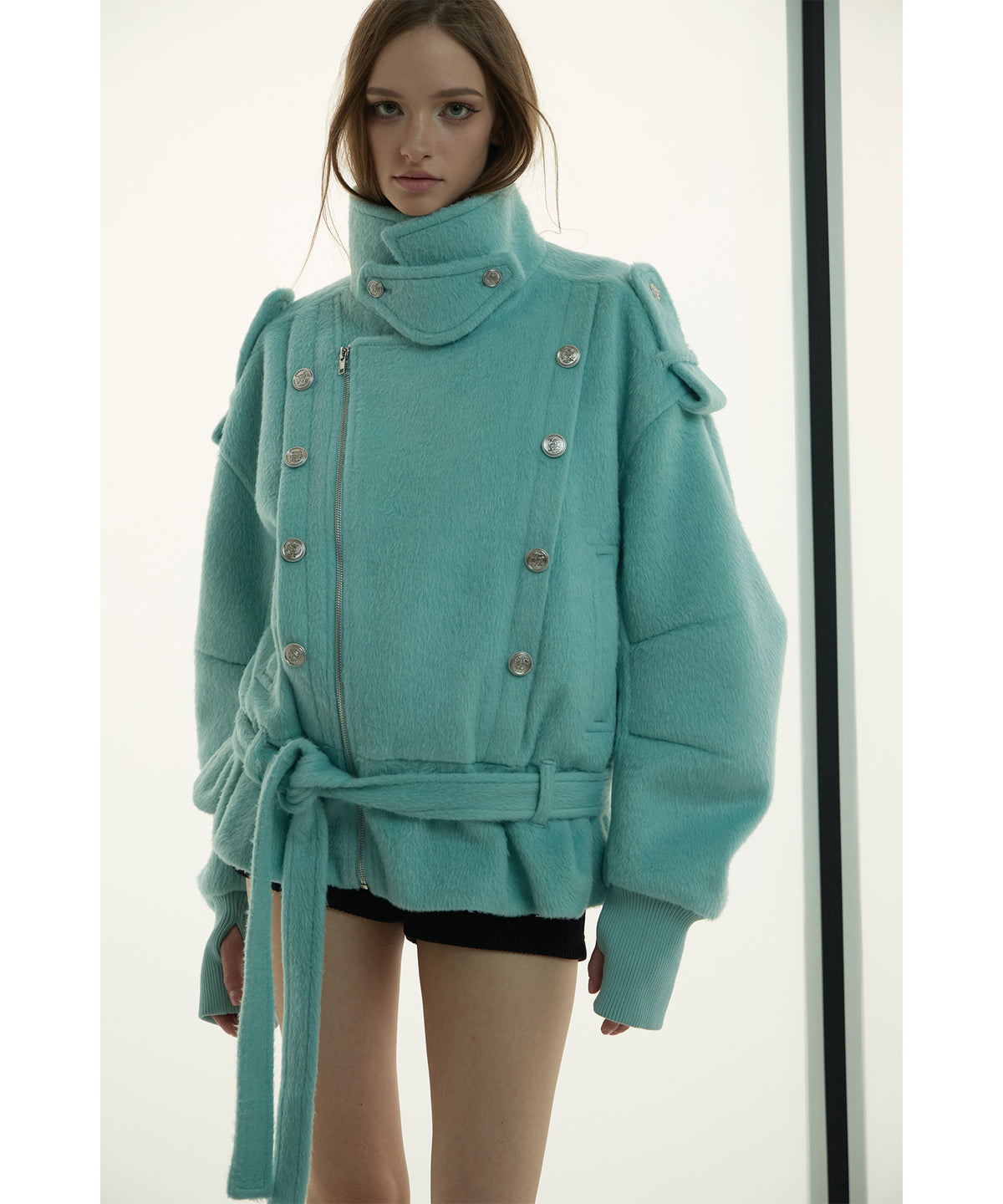 MODEL:173cm/COLOR:L/TRQ/SIZE:F