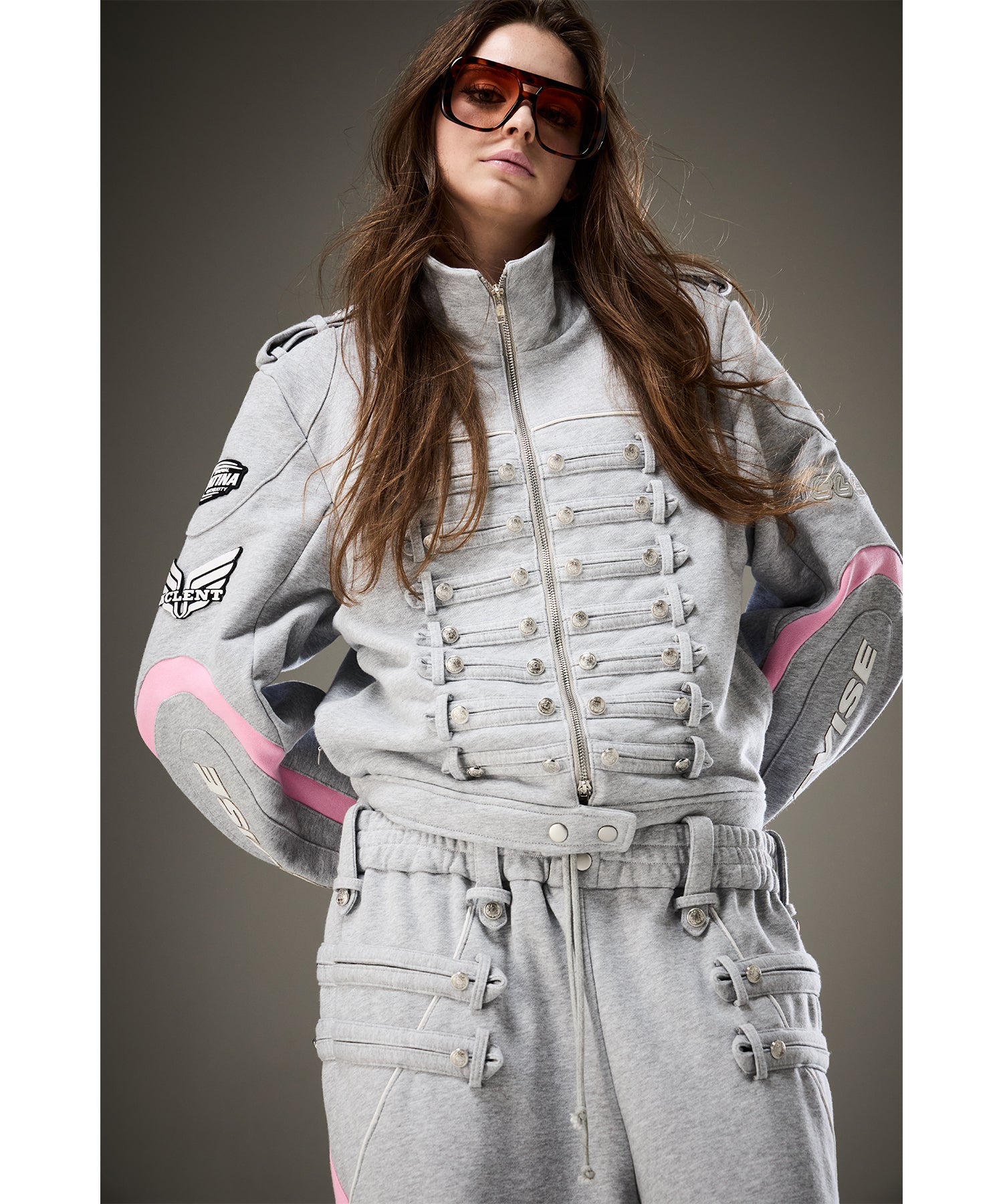 MODEL:171cm/COLOR:GRY/SIZE:F
