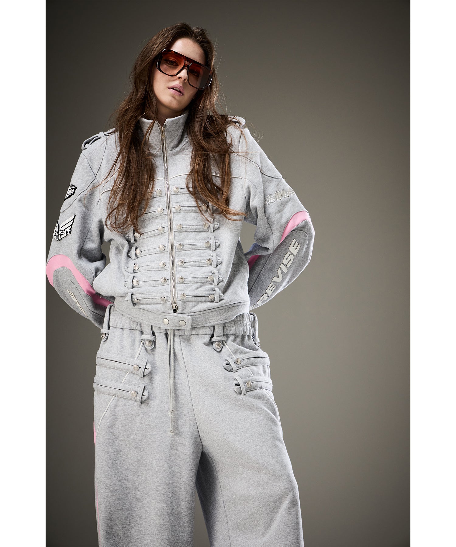 MODEL:171cm/COLOR:GRY/SIZE:F