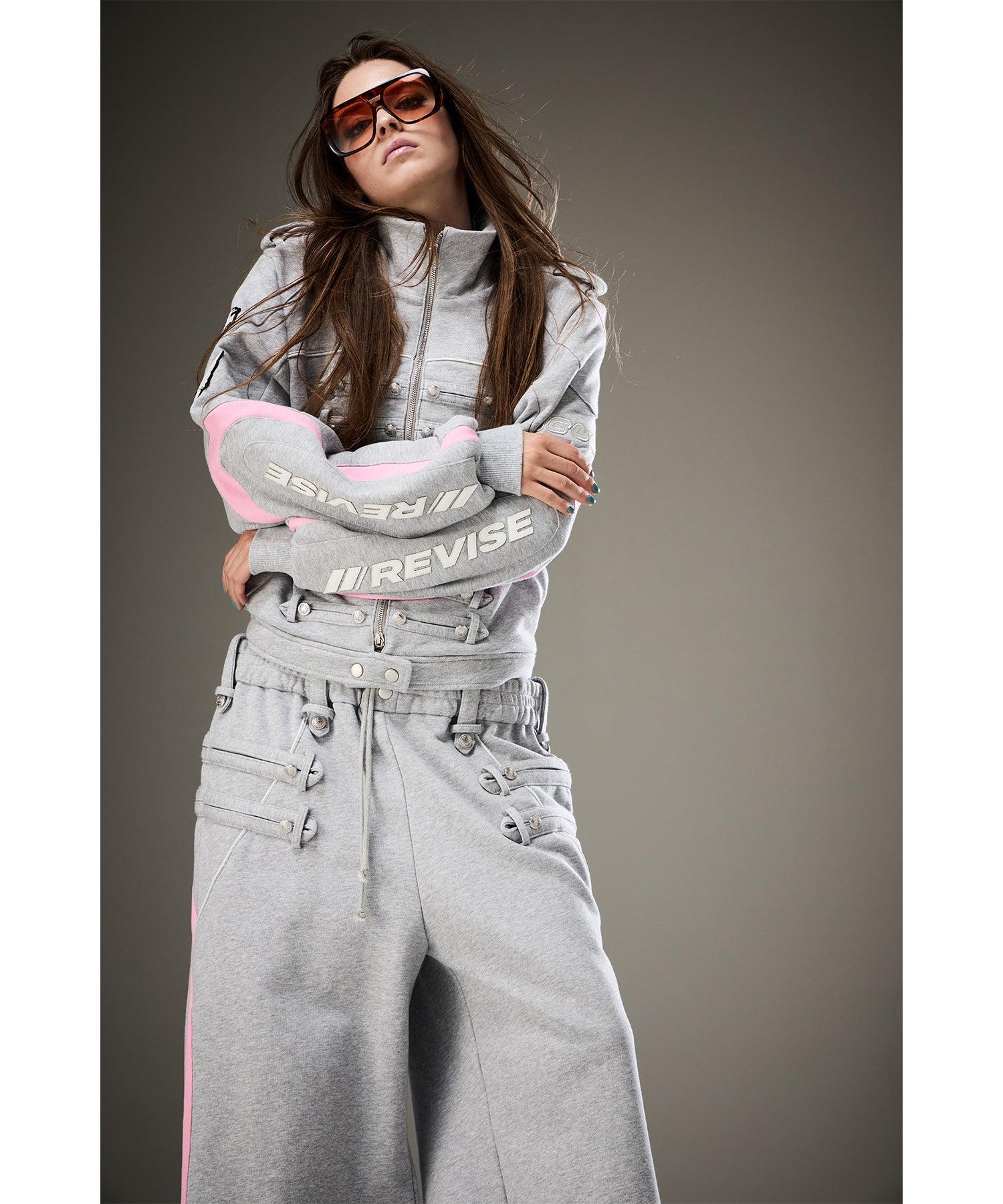 MODEL:171cm/COLOR:GRY/SIZE:F