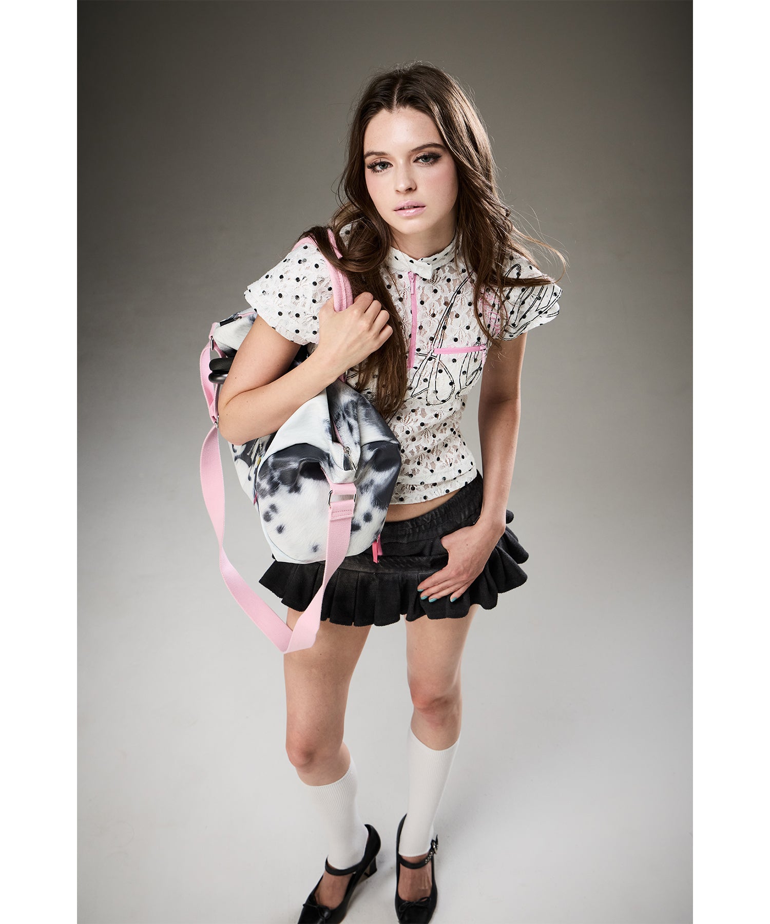 MODEL:171cm/COLOR:WHT/SIZE:F