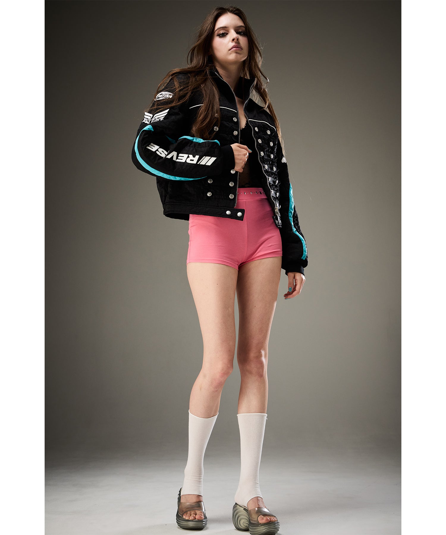 MODEL:171cm/COLOR:BLK/SIZE:F