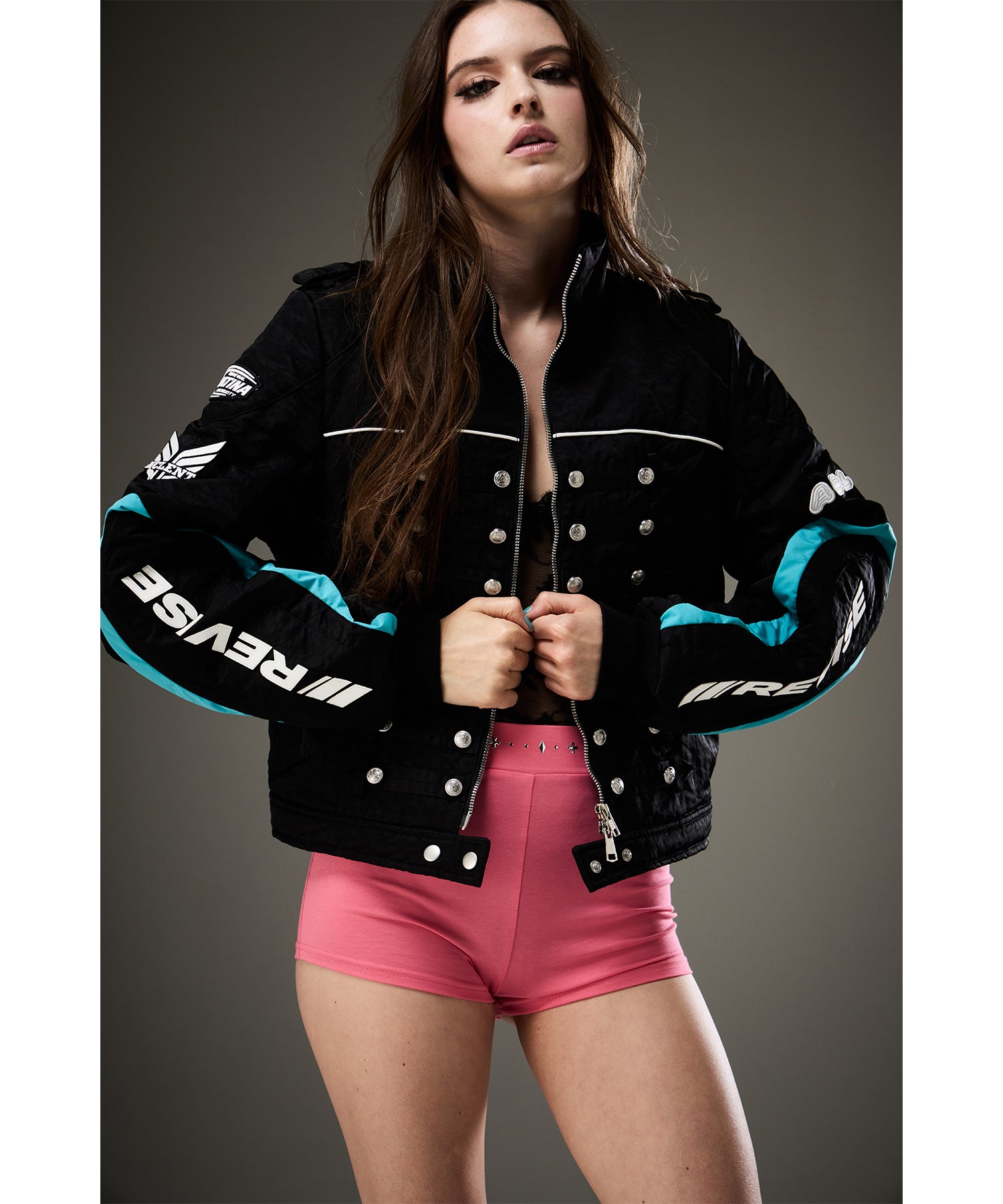 MODEL:171cm/COLOR:BLK/SIZE:F