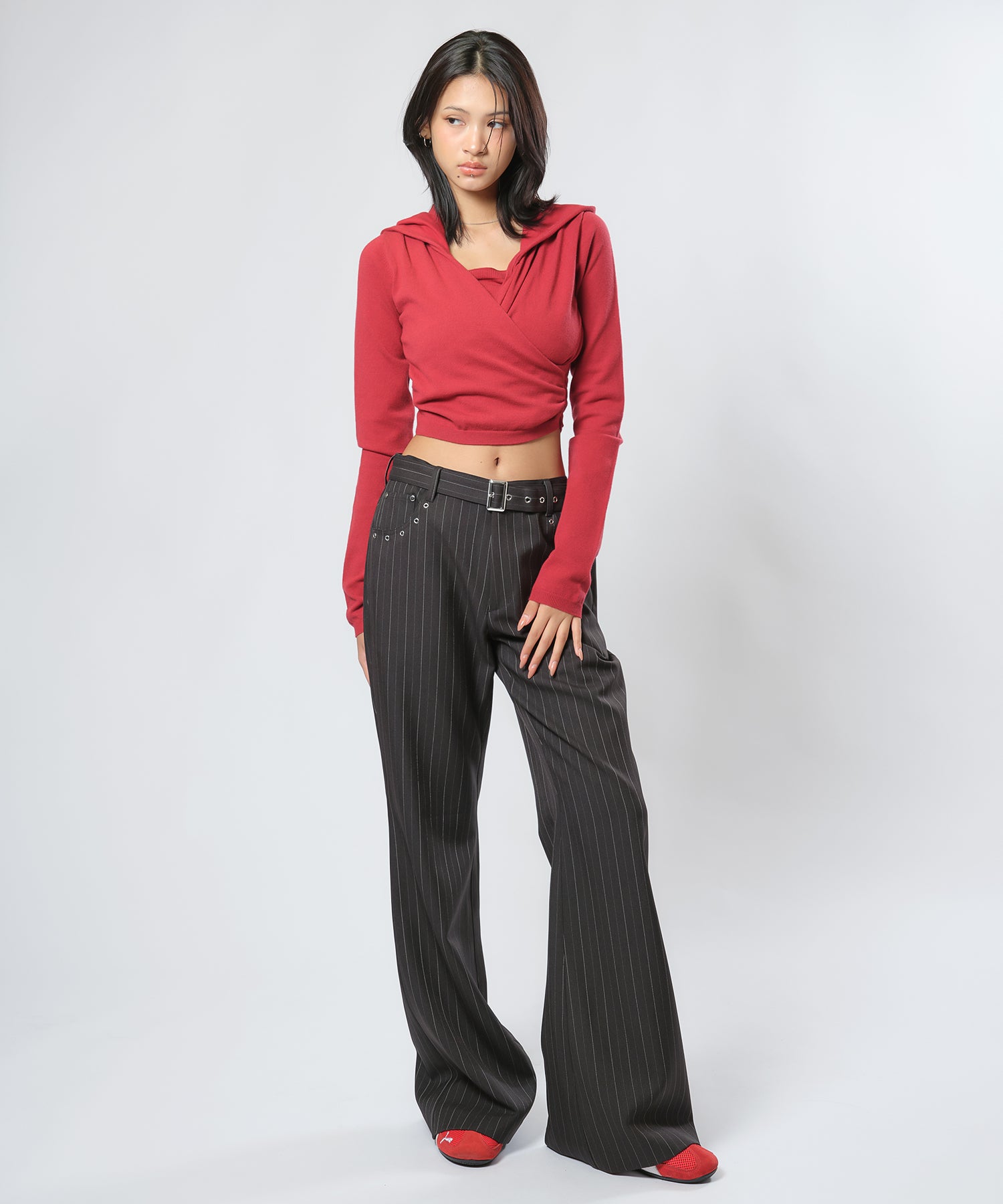 MODEL:170cm/COLOR:BLACK/SIZE:M