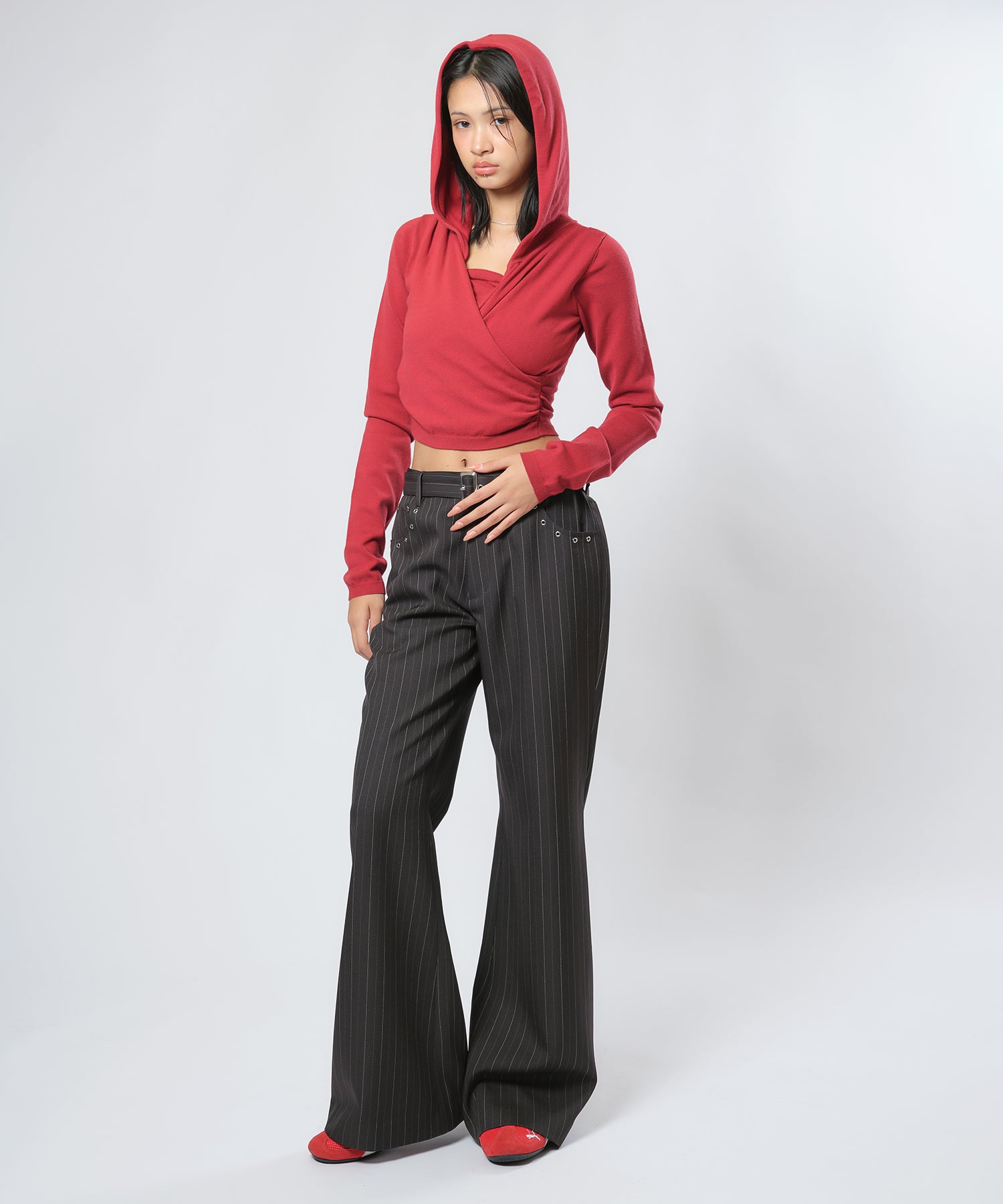 MODEL:170cm/COLOR:BLACK/SIZE:M