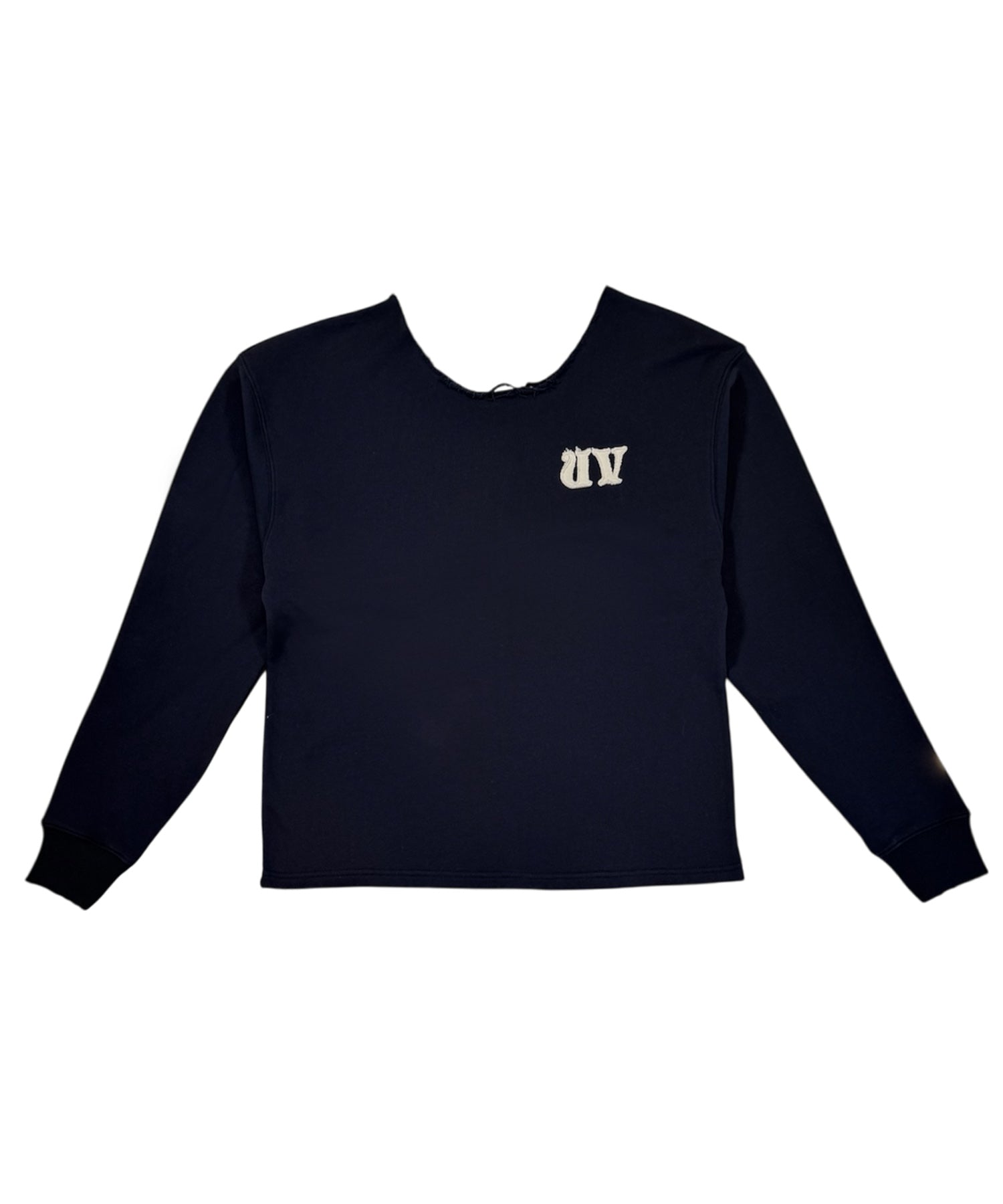 カットオフワンショルダールーズスウェット