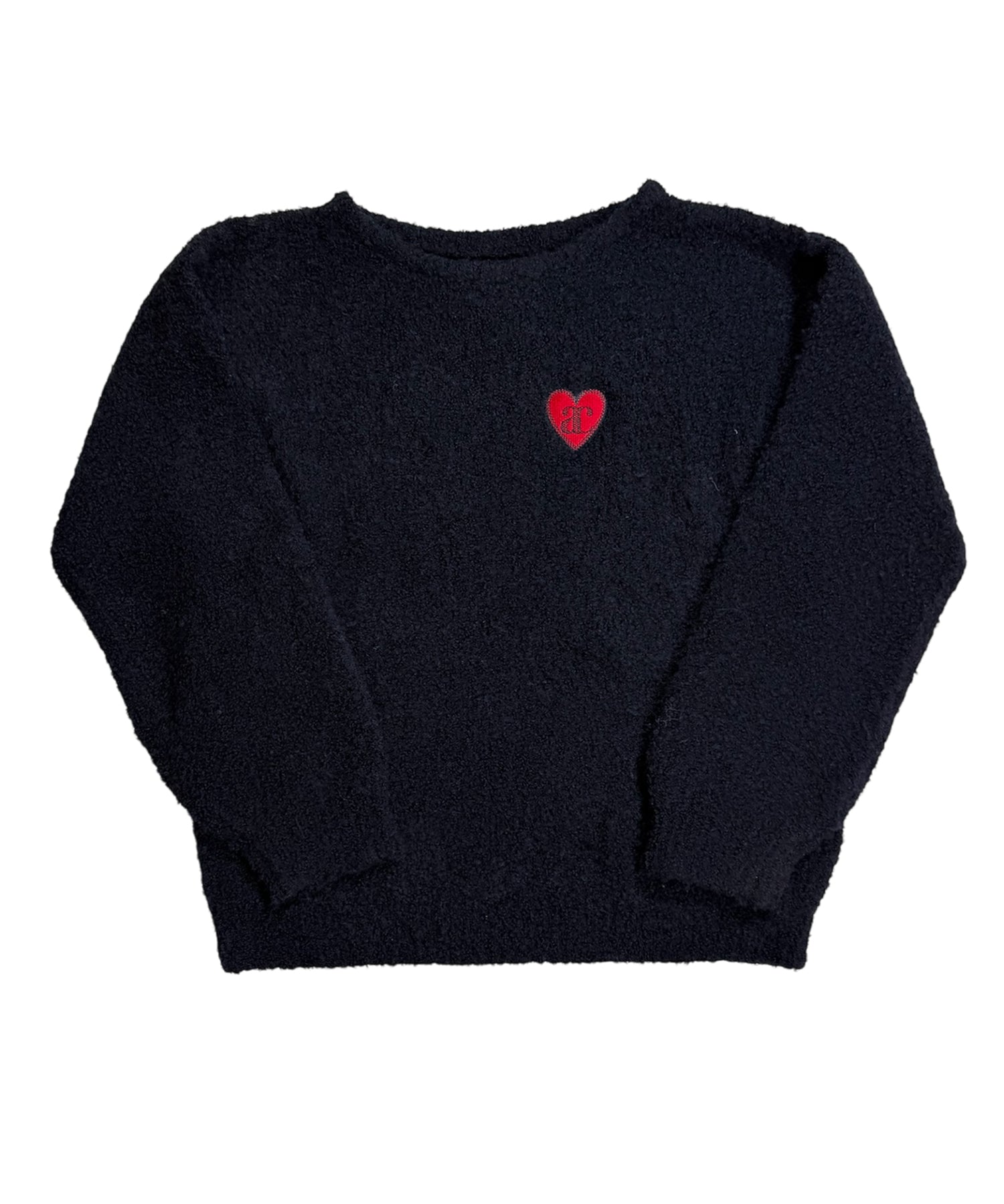 ロゴシャギーオーバールーズニット