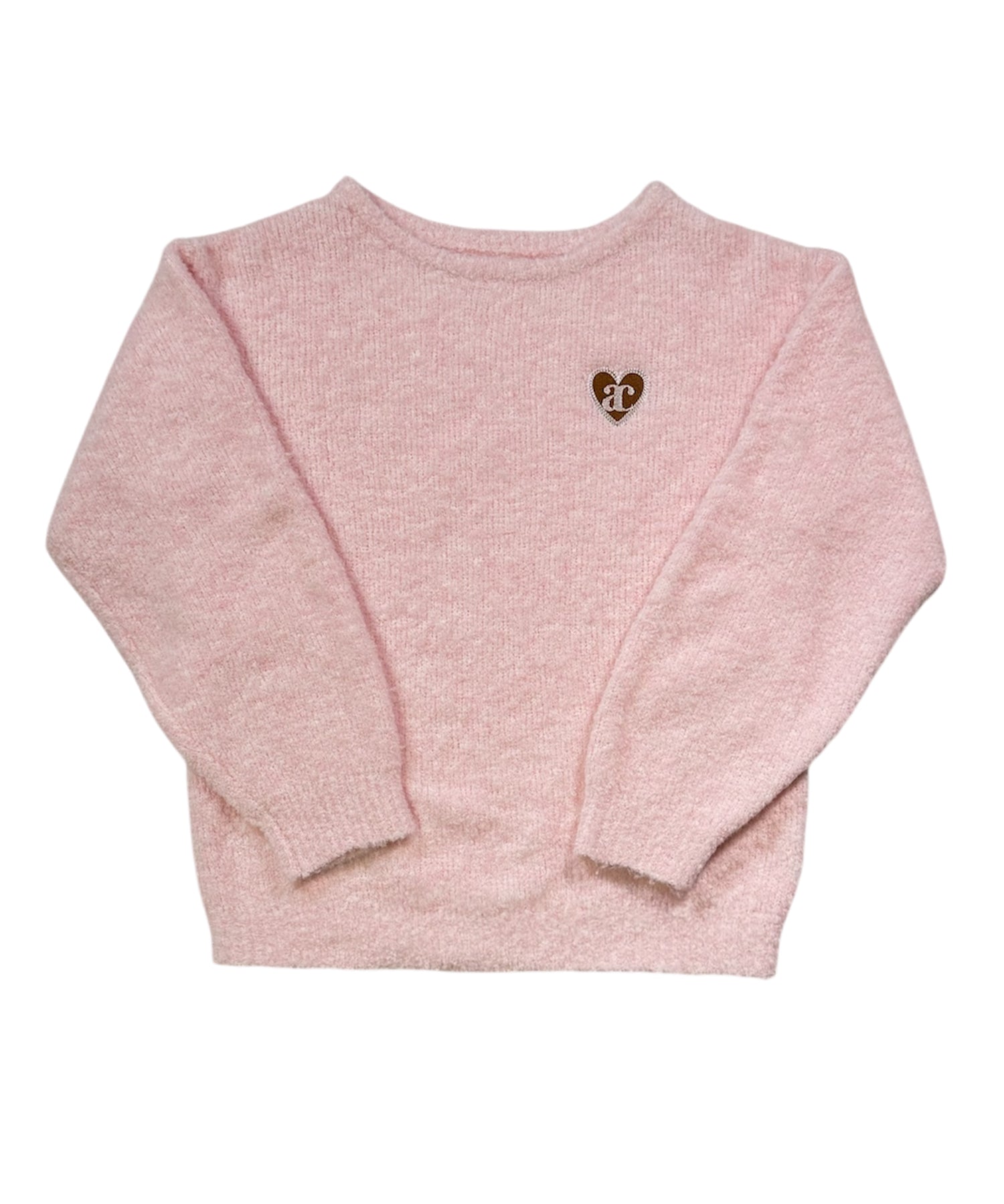 ロゴシャギーオーバールーズニット