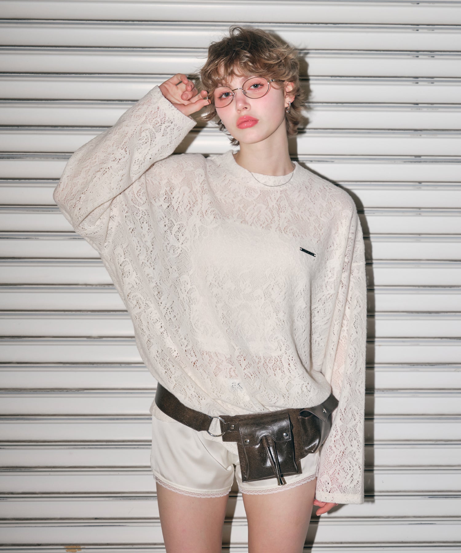 MODEL:170cm/COLOR:IVORY/SIZE:F