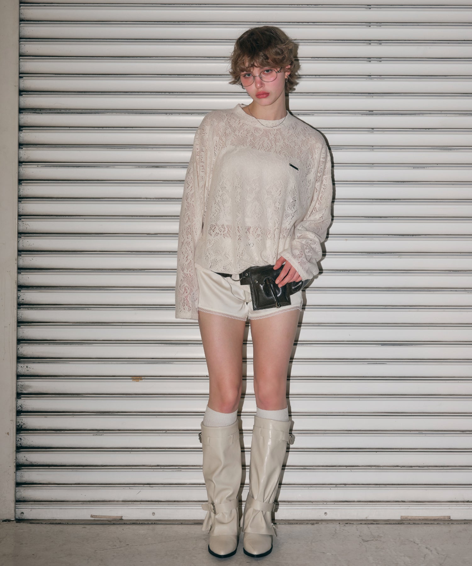 MODEL:170cm/COLOR:IVORY/SIZE:F