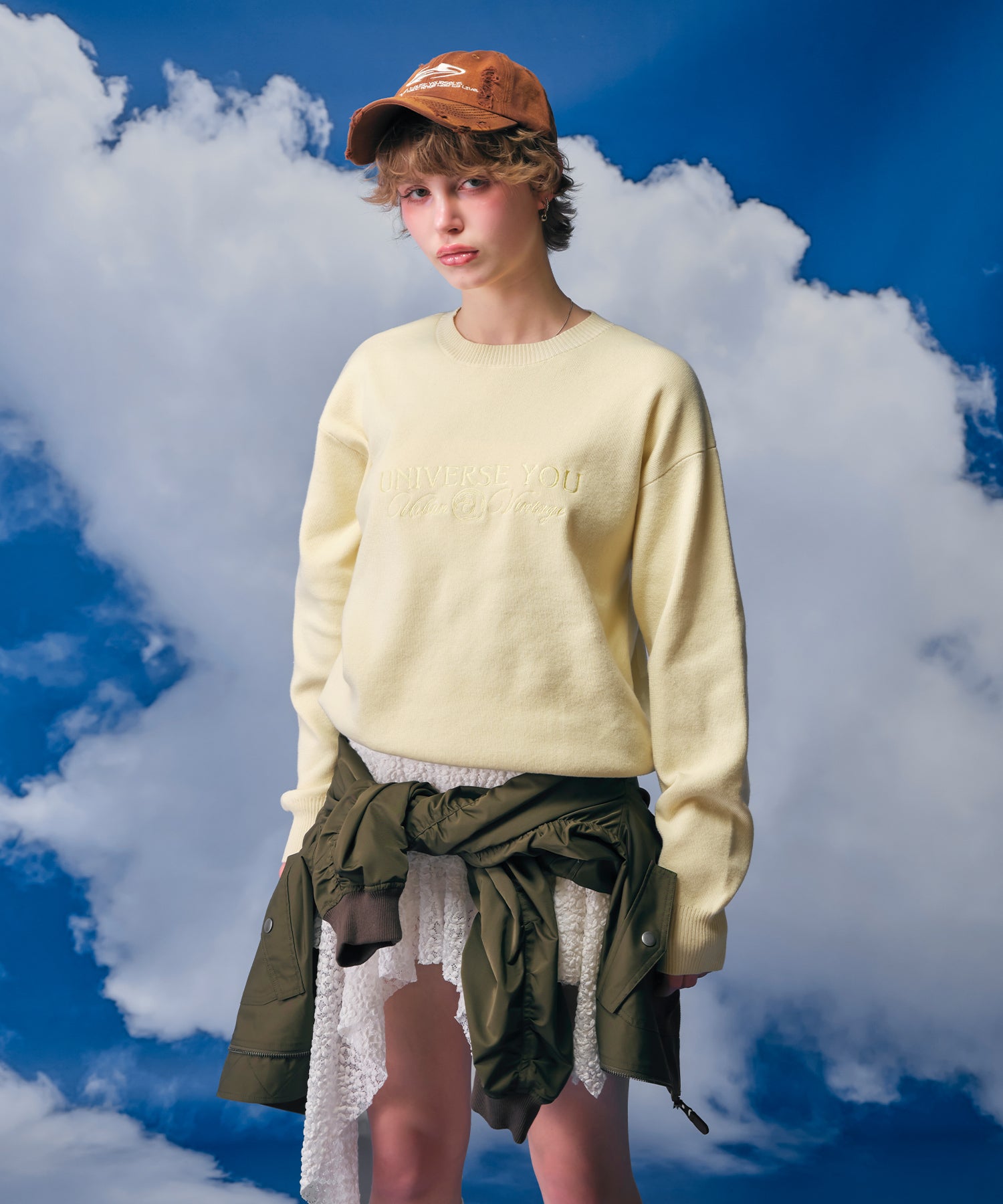 MODEL:170cm/COLOR:YELLOW/SIZE:F