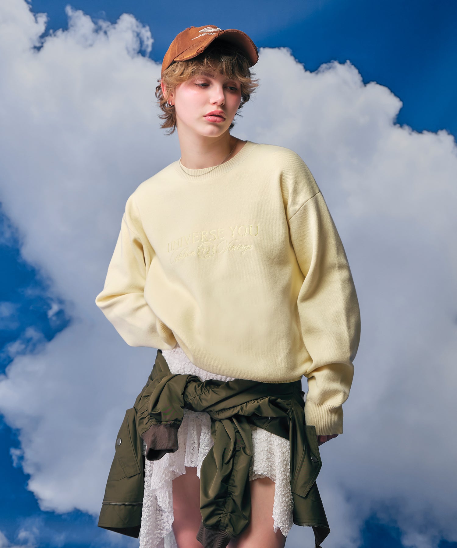 MODEL:170cm/COLOR:YELLOW/SIZE:F