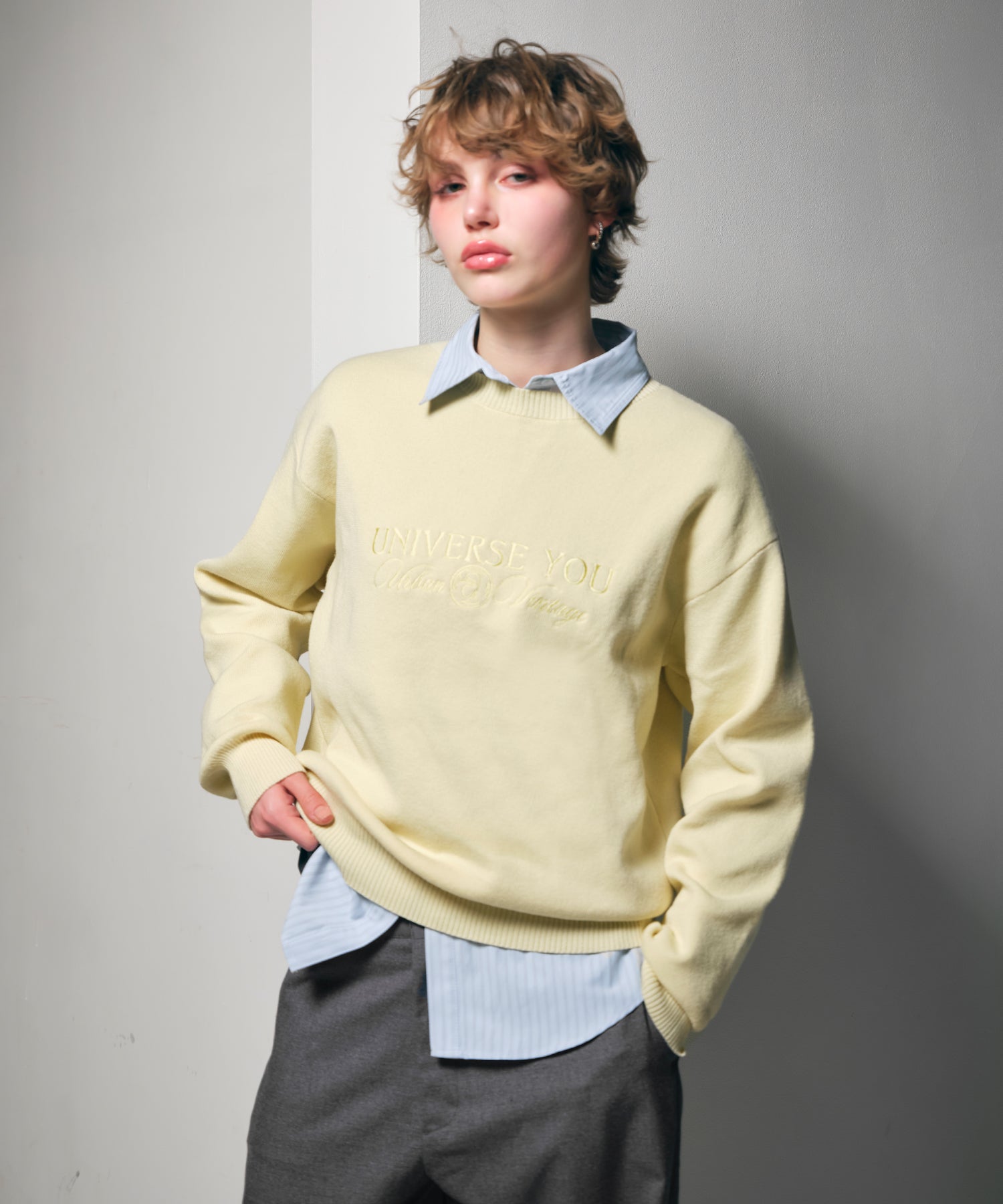 MODEL:170cm/COLOR:YELLOW/SIZE:F