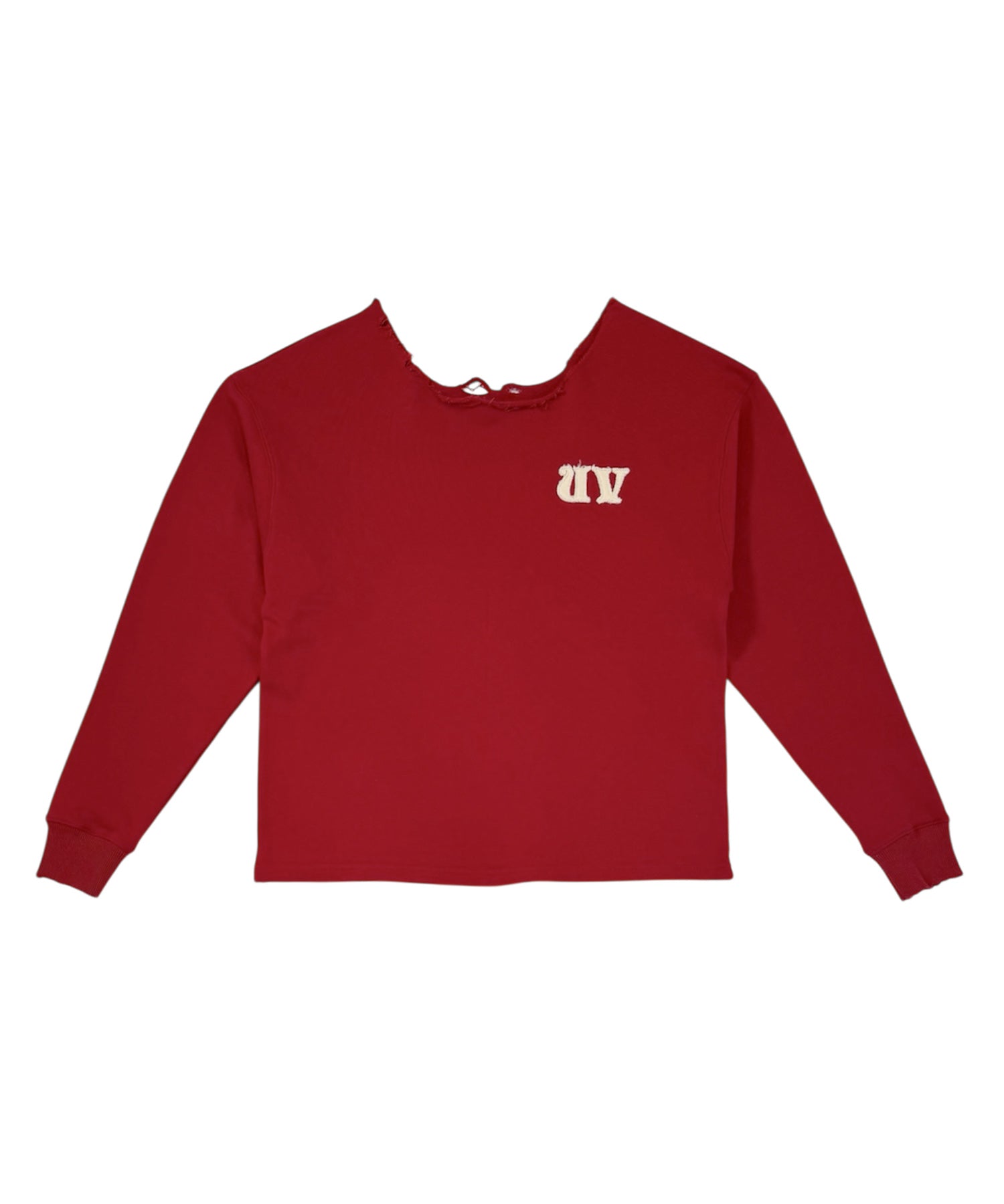 カットオフワンショルダールーズスウェット