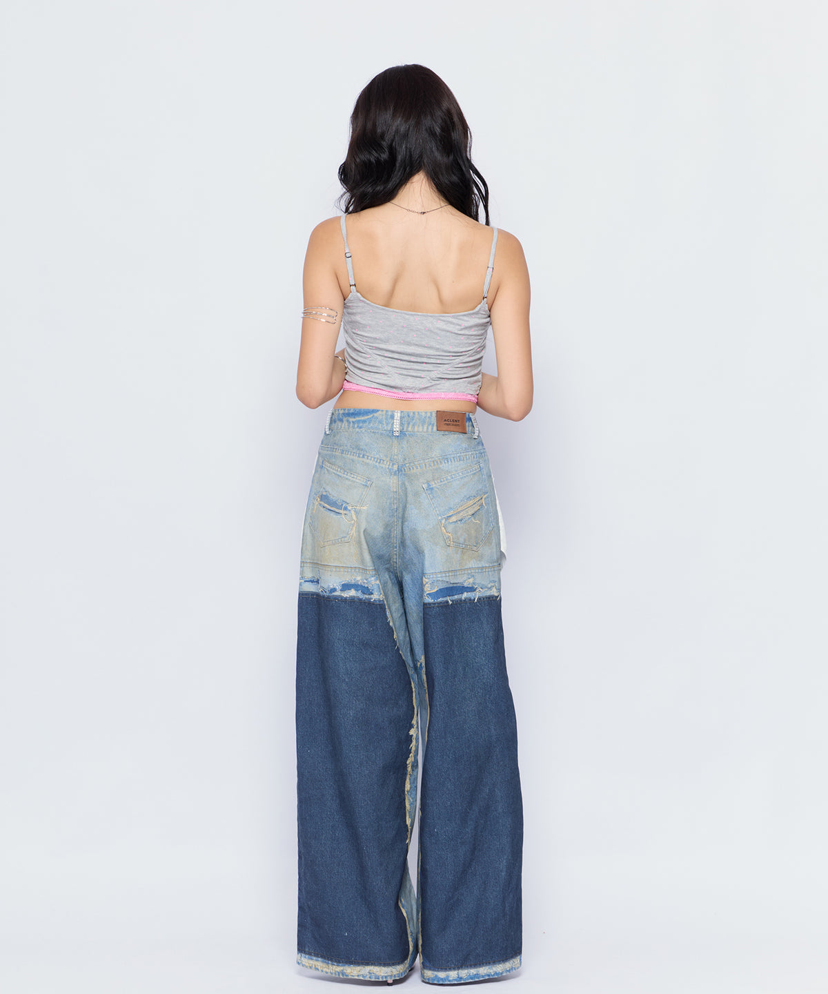 MODEL:170cm/COLOR:GRY/SIZE:F