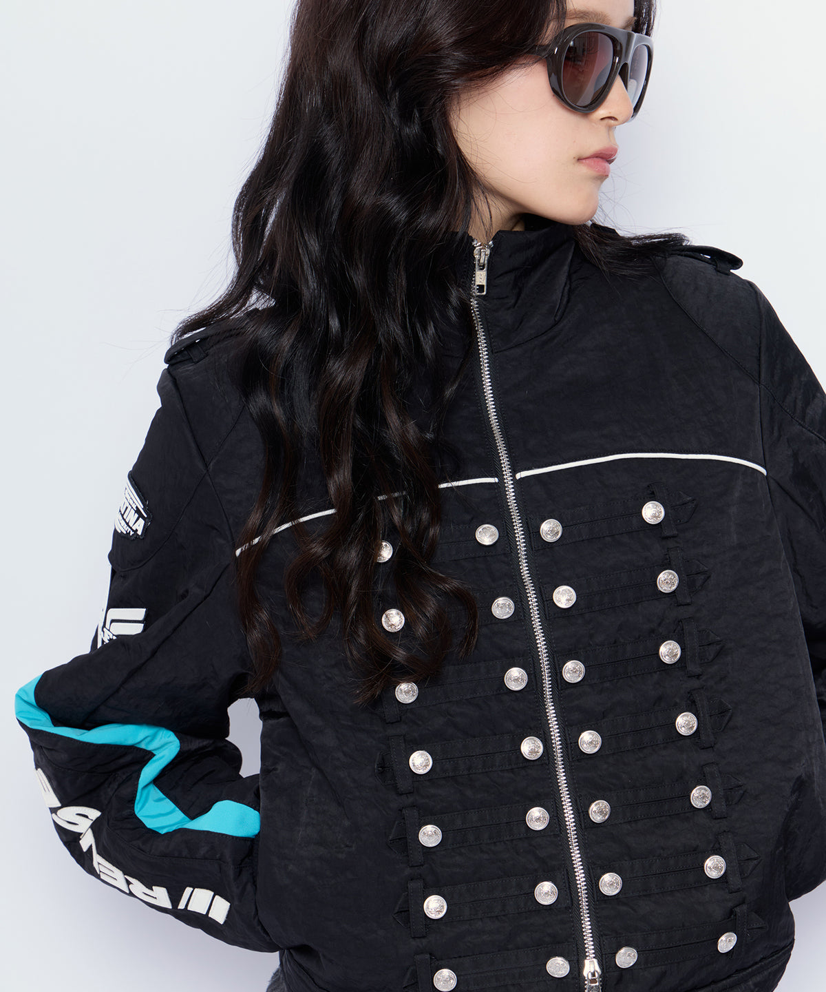 MODEL:170cm/COLOR:BLK/SIZE:F