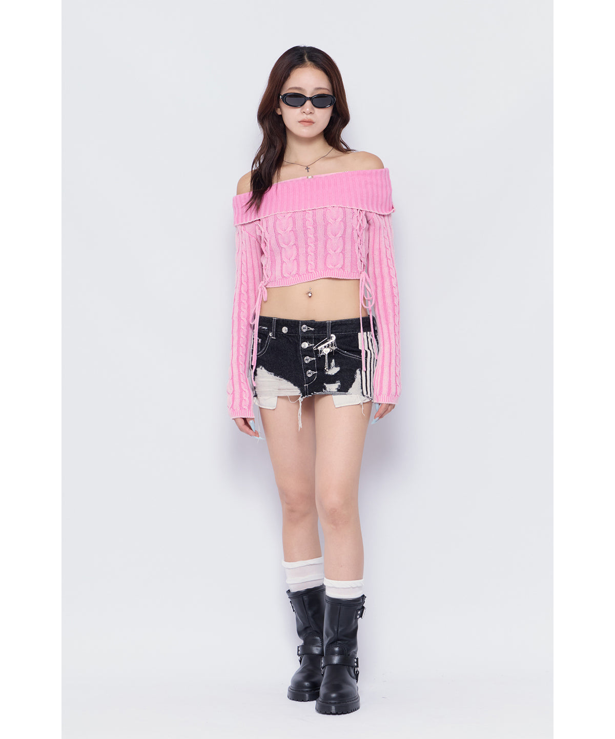 MODEL:170cm/COLOR:PNK/SIZE:F