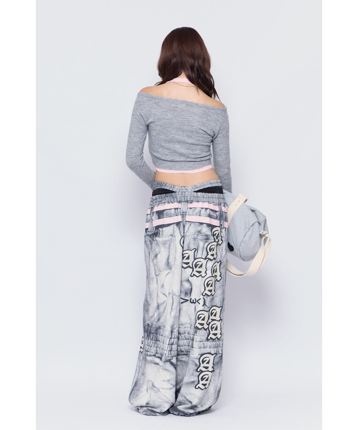 MODEL:170cm/COLOR:GRY/SIZE:F