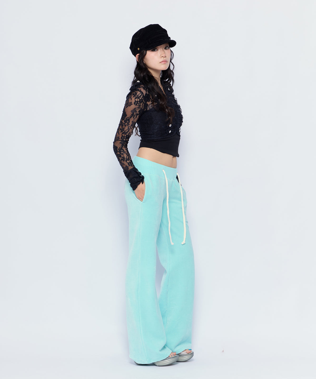 MODEL:170cm/COLOR:L/TRQ/SIZE:F