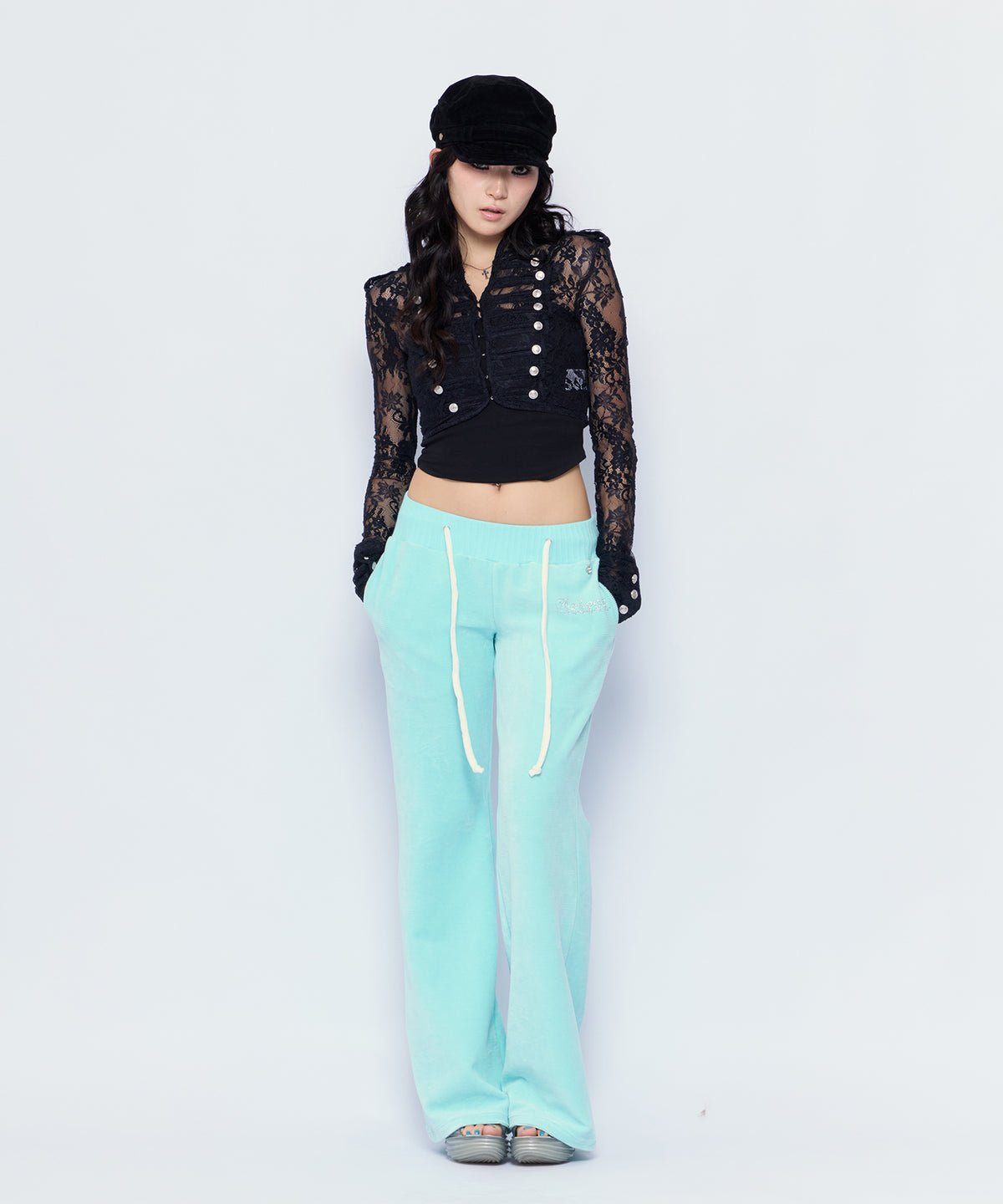 MODEL:170cm/COLOR:L/TRQ/SIZE:F