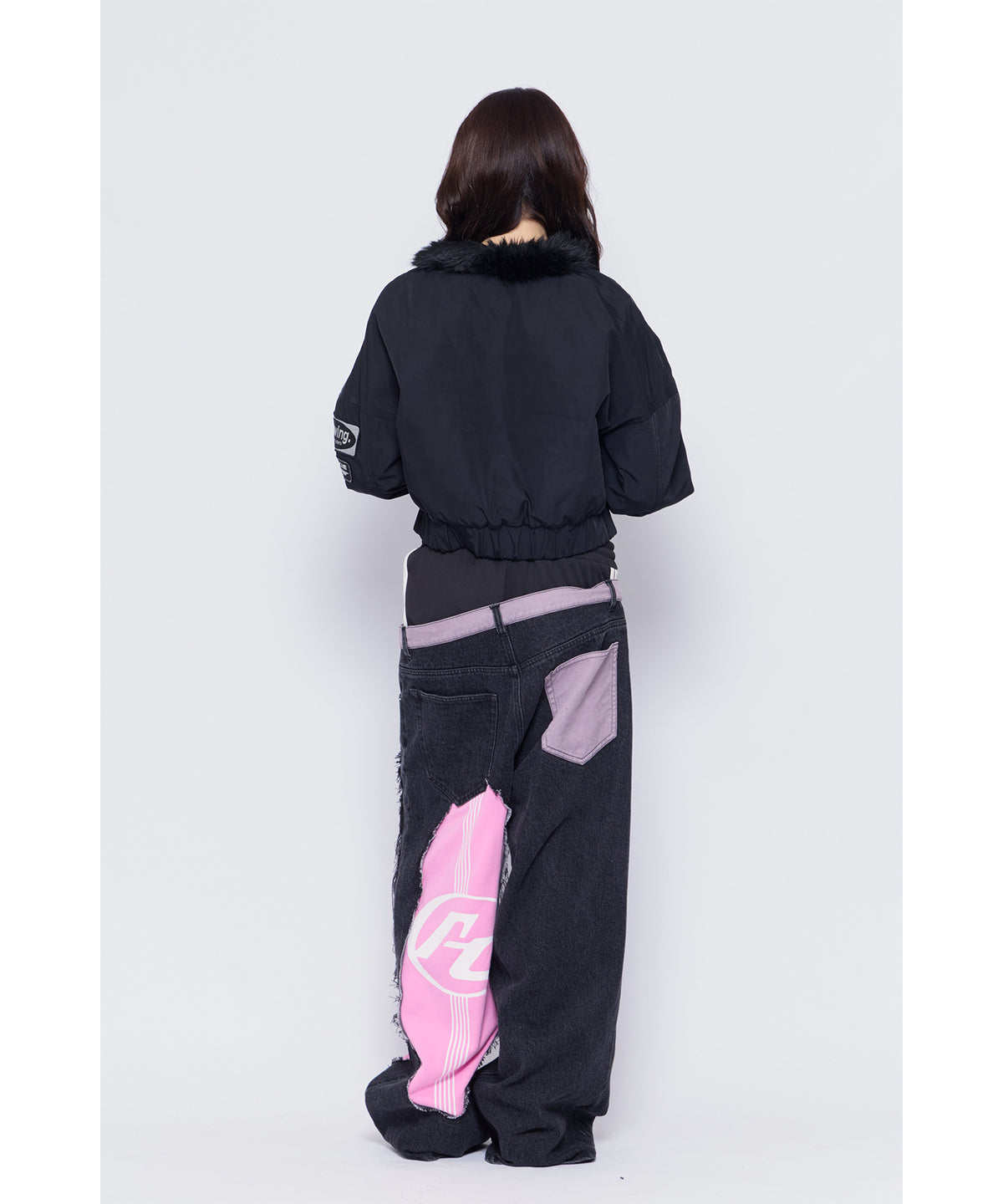 MODEL:170cm/COLOR:BLK/SIZE:F