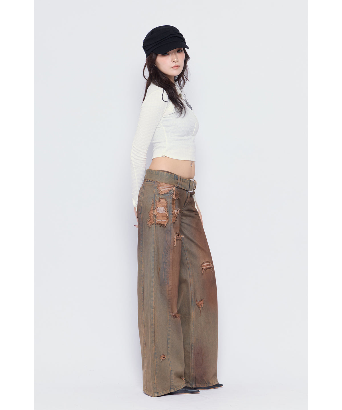 MODEL:170cm/COLOR:KHA/SIZE:M