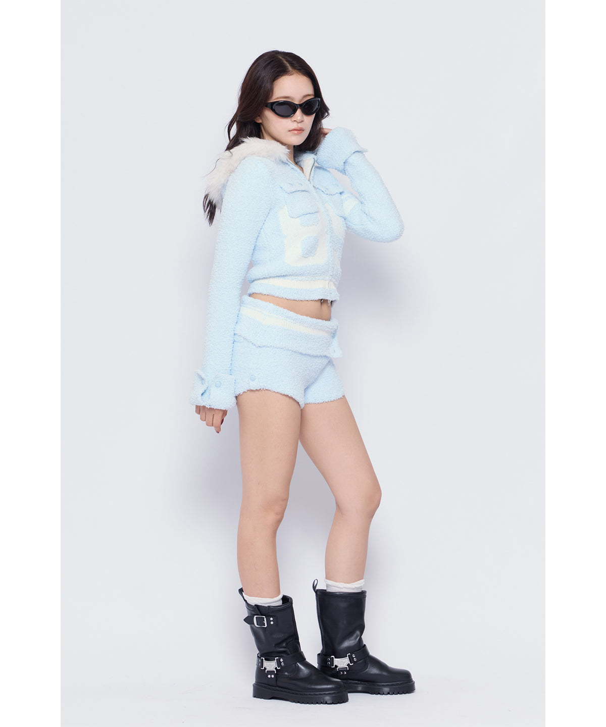 MODEL:170cm/COLOR:L/BLU/SIZE:F