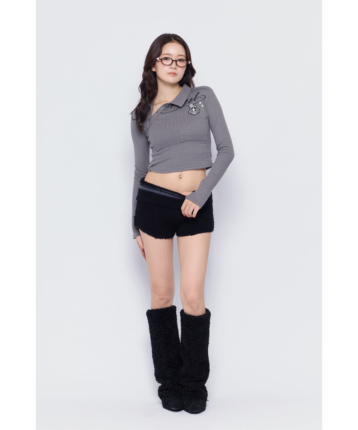 MODEL:170cm/COLOR:BLK/SIZE:F