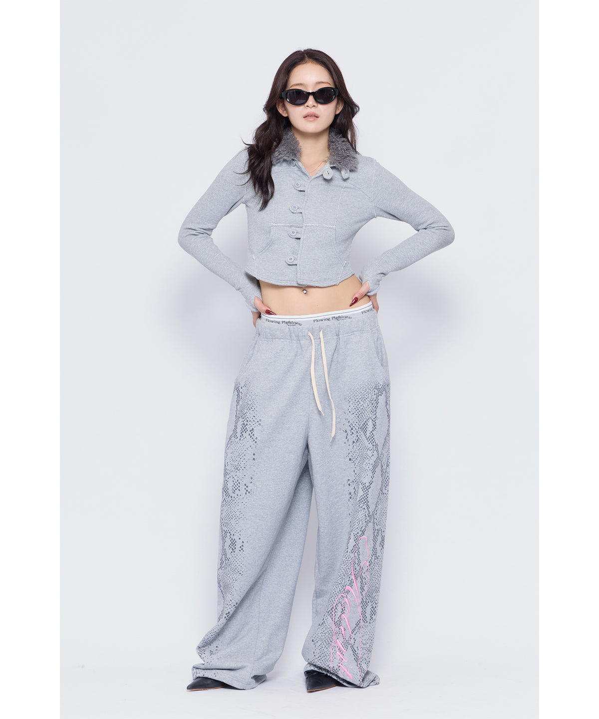 MODEL:170cm/COLOR:GRY/SIZE:F