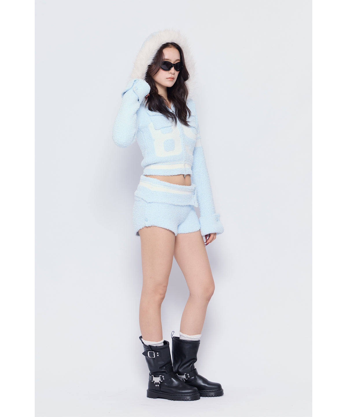 MODEL:170cm/COLOR:L/BLU/SIZE:F