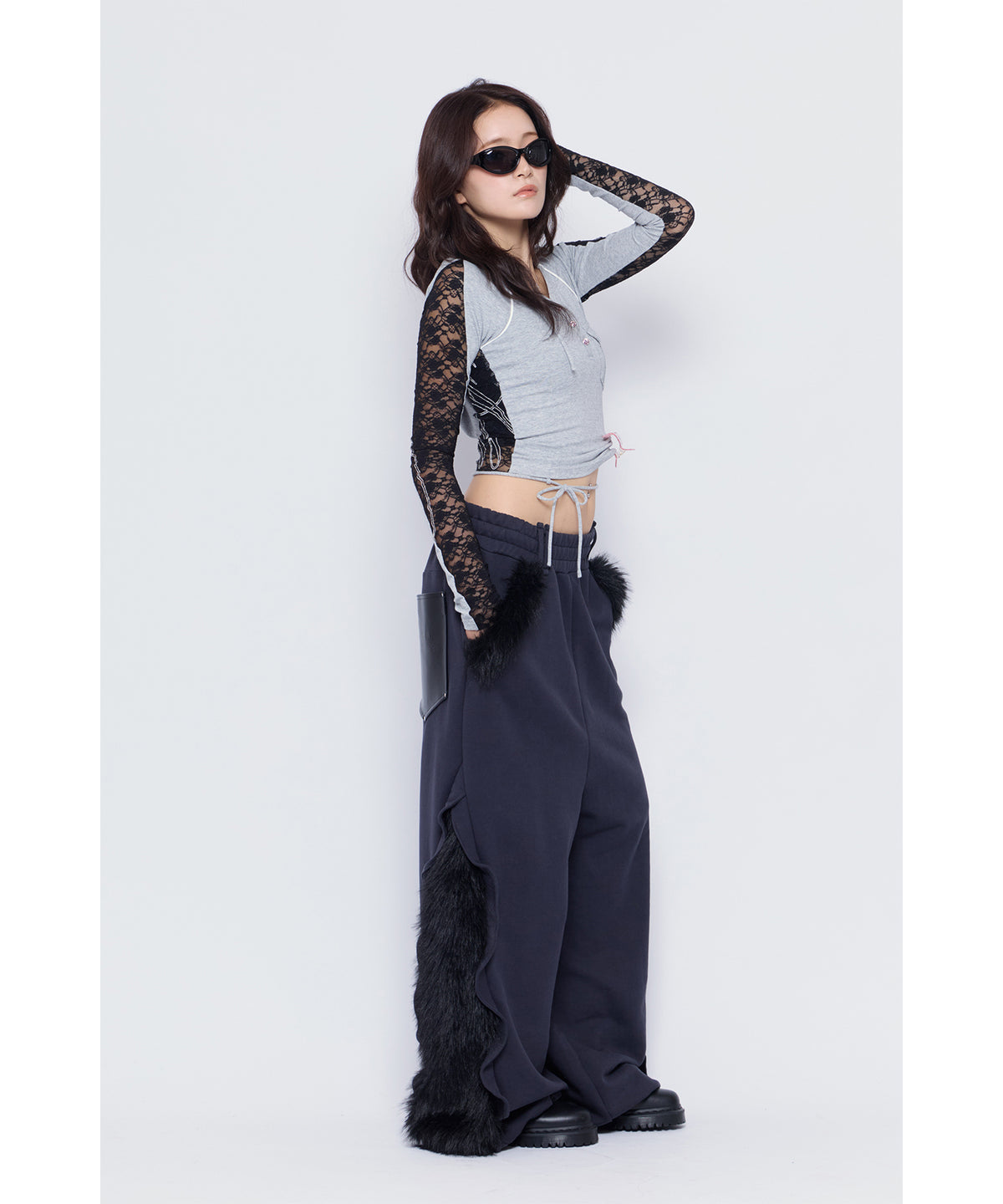 MODEL:170cm/COLOR:D/GRY/SIZE:F