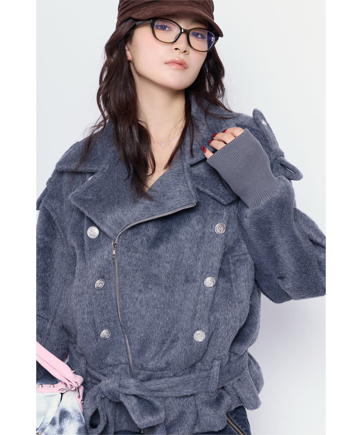 MODEL:170cm/COLOR:D/GRY/SIZE:F
