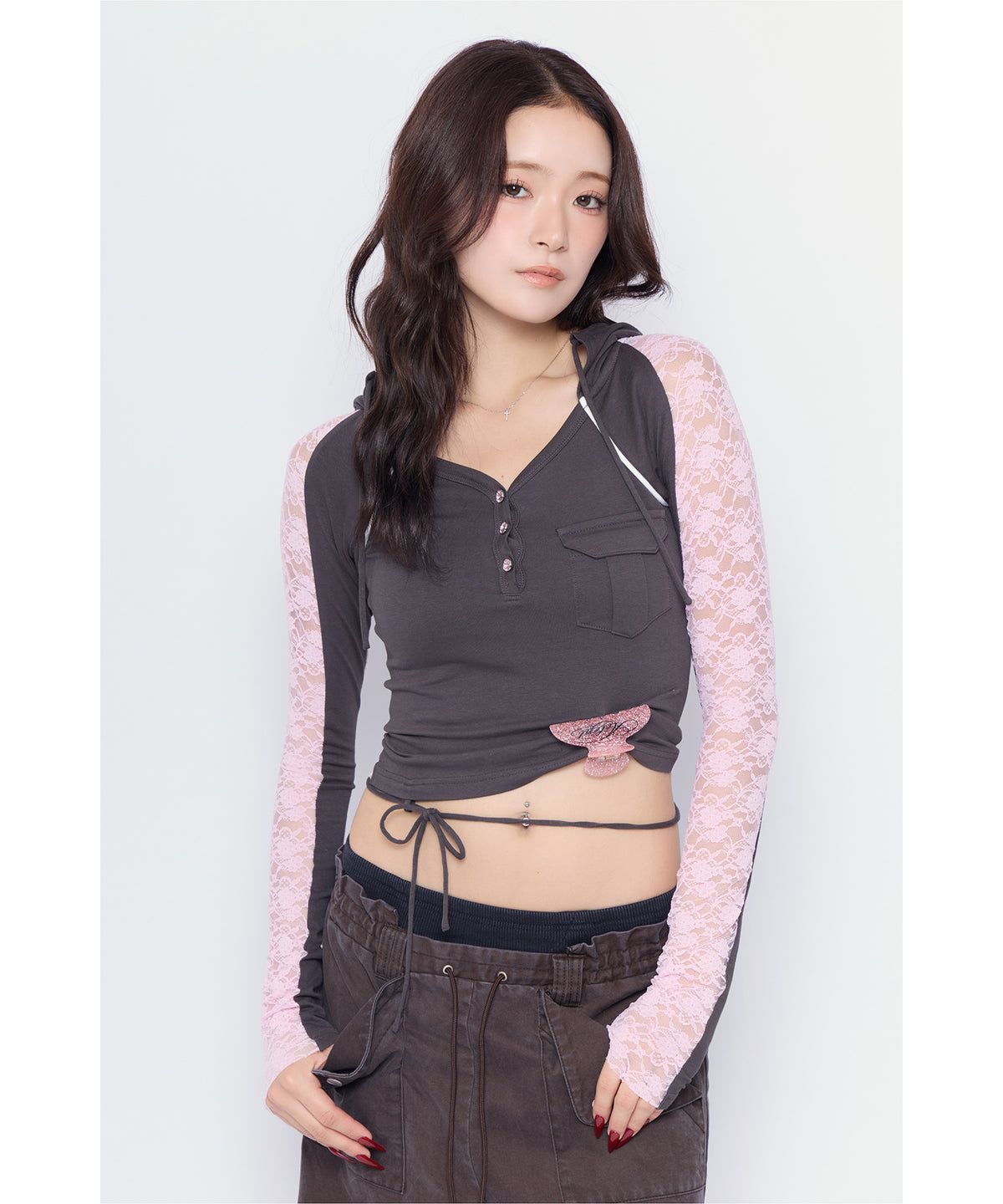 MODEL:170cm/COLOR:D/GRY/SIZE:F