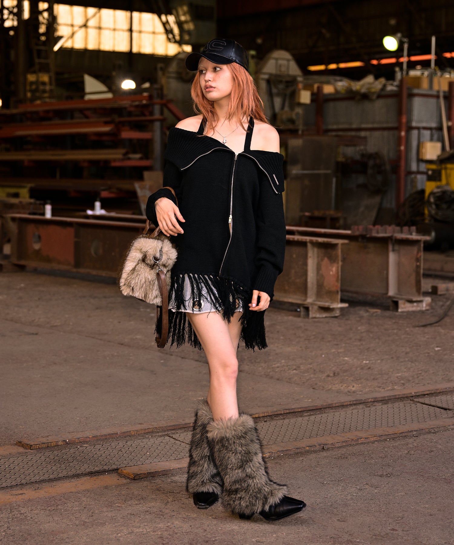 MODEL:170cm/COLOR:GRAY/SIZE:M